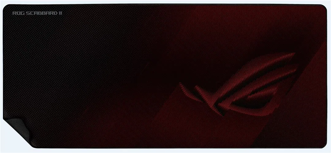 ASUS ROG Strix Scabbard II Gaming-Mauspad Schwarz, Rot – Bild 1