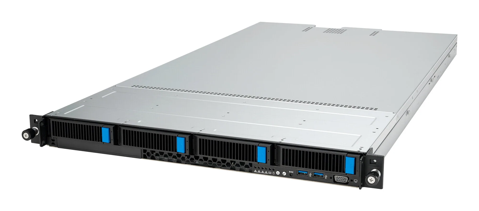 ASUS RS501A-E12-RS4 LGA 6096 Rack (1U) Schwarz, Silber – Bild 1