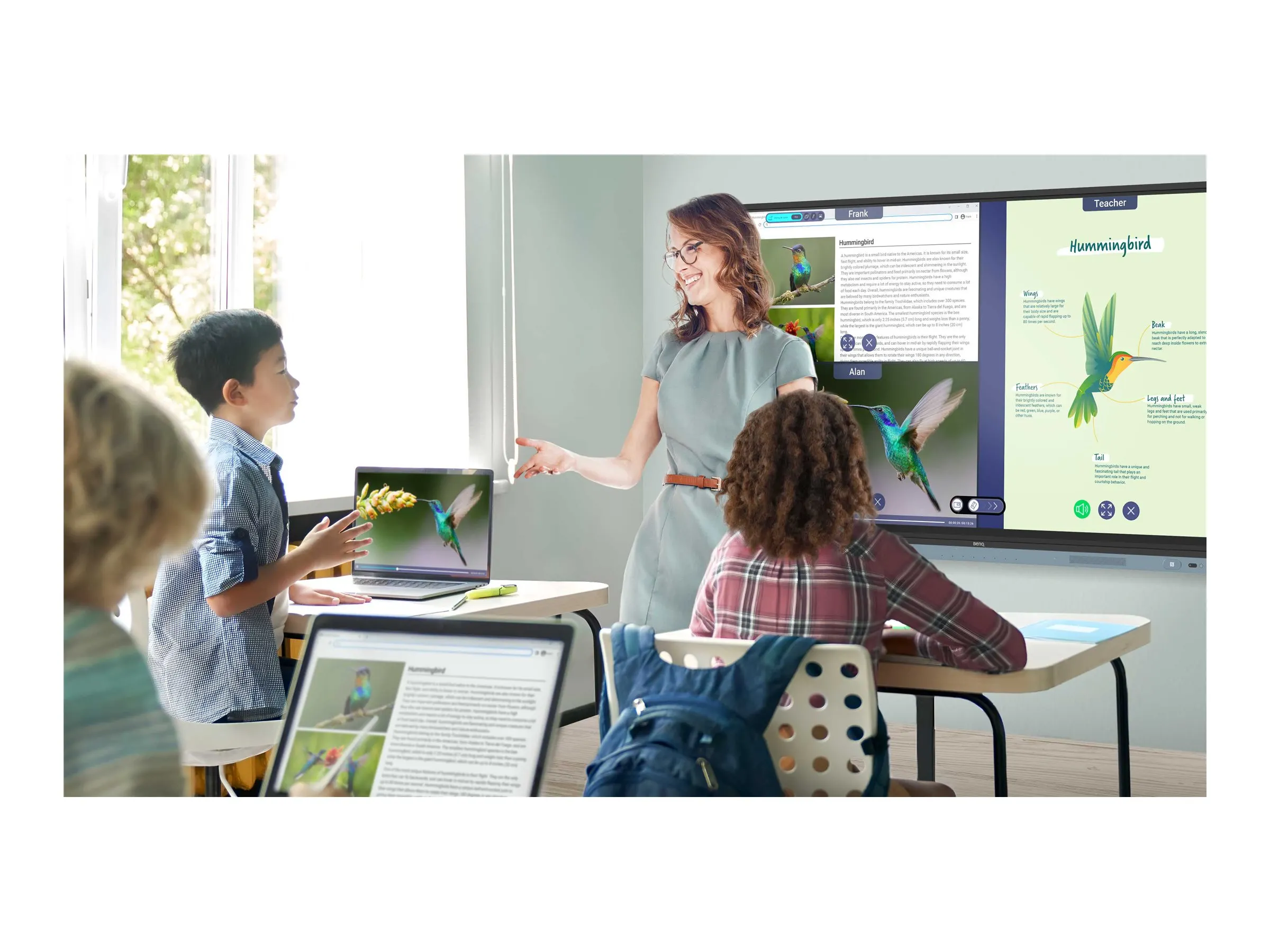 BenQ 190.5cm (75") RM7504   Interactive Flatp.UHD Android (Speditionsversand)