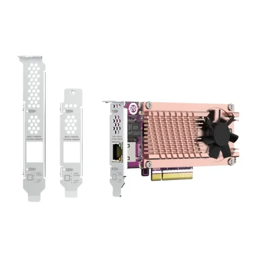 QNAP QM2 CARD Schnittstellenkarte/Adapter Eingebaut PCIe – Bild 1