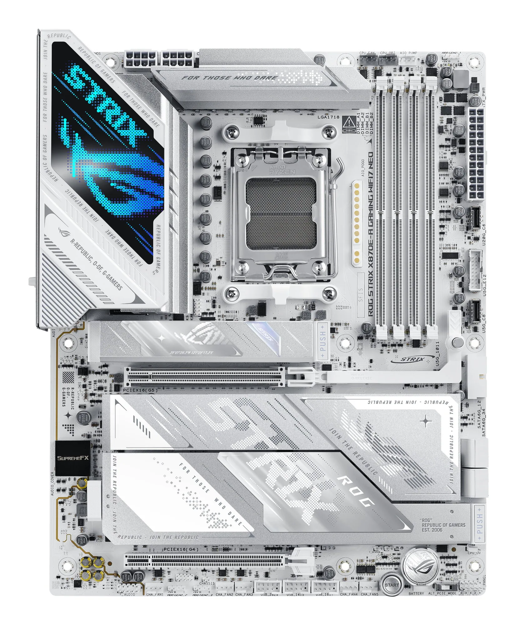 ASUS ROG STRIX X870E-A Gaming WIFI7 NEO AMD X870E Sockel AM5 ATX – Bild 1