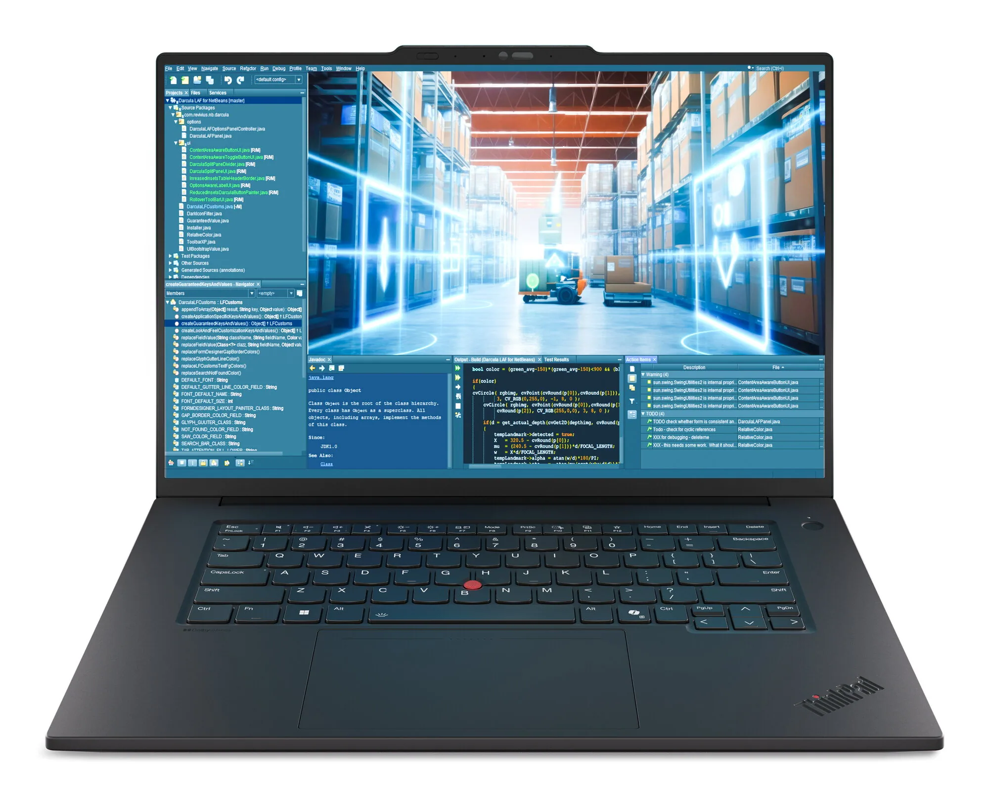 Lenovo ThinkPad T1g Gen 8 Intel Core Ultra 7 255H Laptop 40,6 cm (16") WQUXGA 64 GB LPDDR5x-SDRAM 512 GB SSD NVIDIA GeForce RTX 5060 Laptop GPU Wi-Fi 7 (802.11be) Windows 11 Pro Schwarz Deutsch – Bild 1