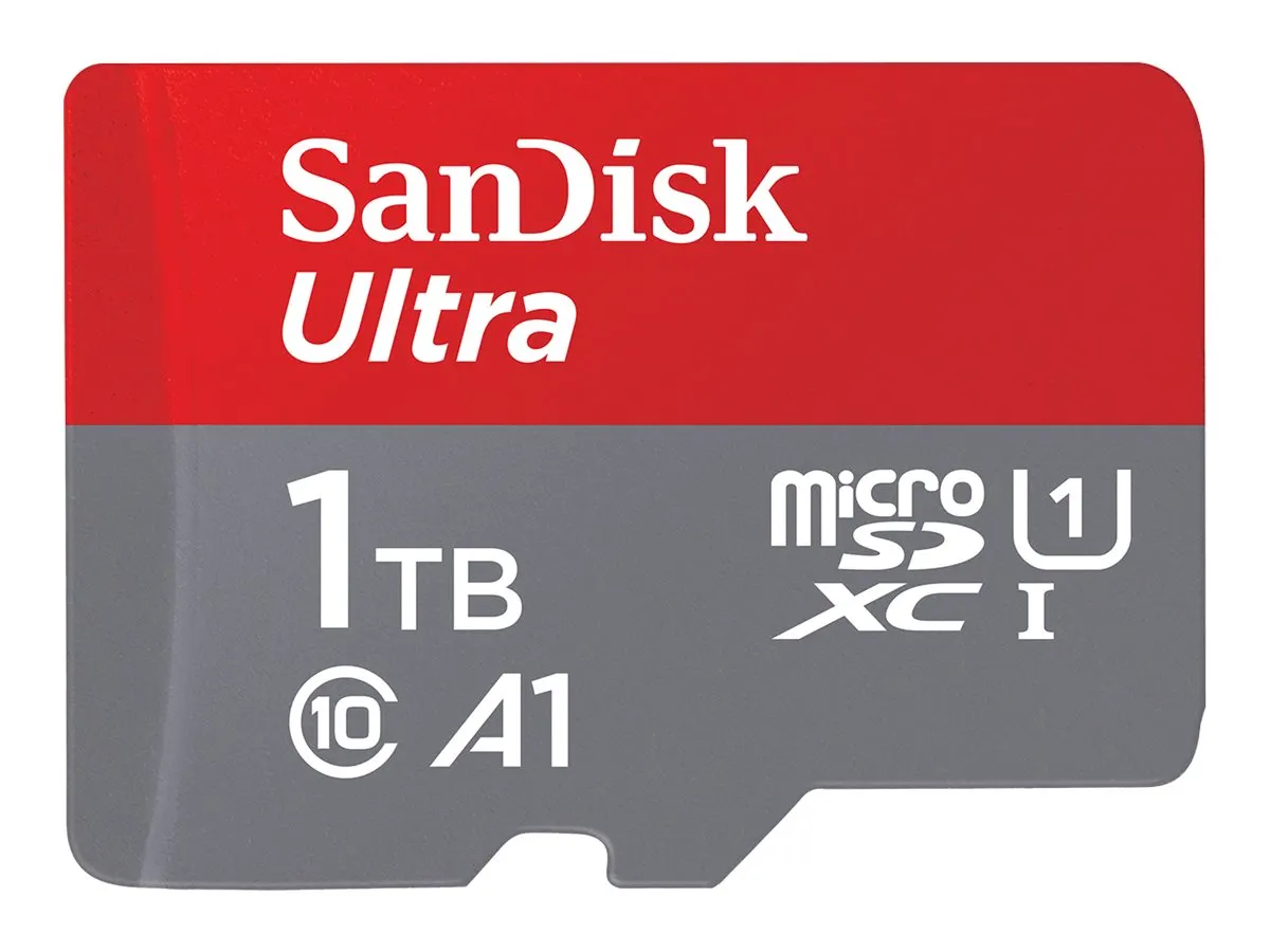 SD MicroSD Card   1TB SanDisk Ultra Class 10 inkl. Adapter