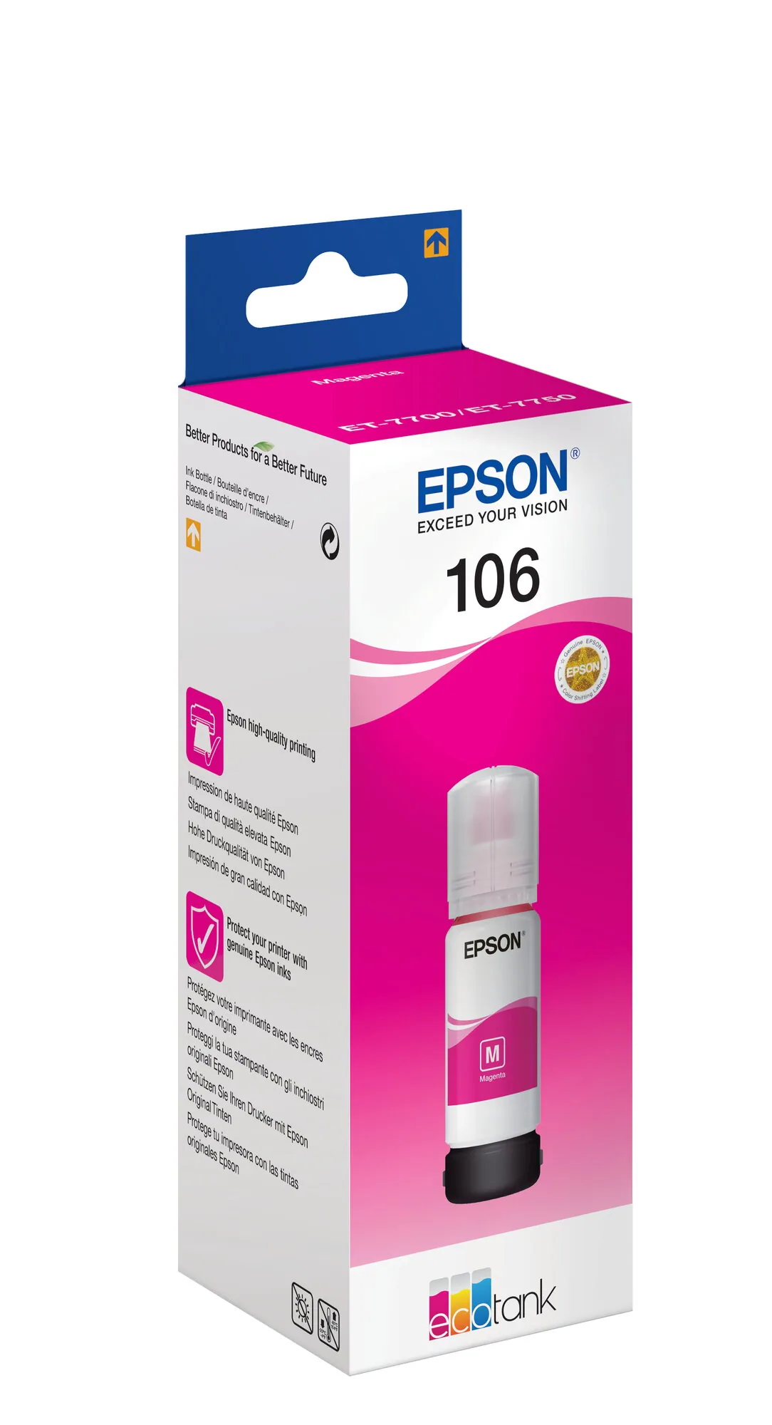 Epson 106 EcoTank-Tintenflasche in Magenta – Bild 2