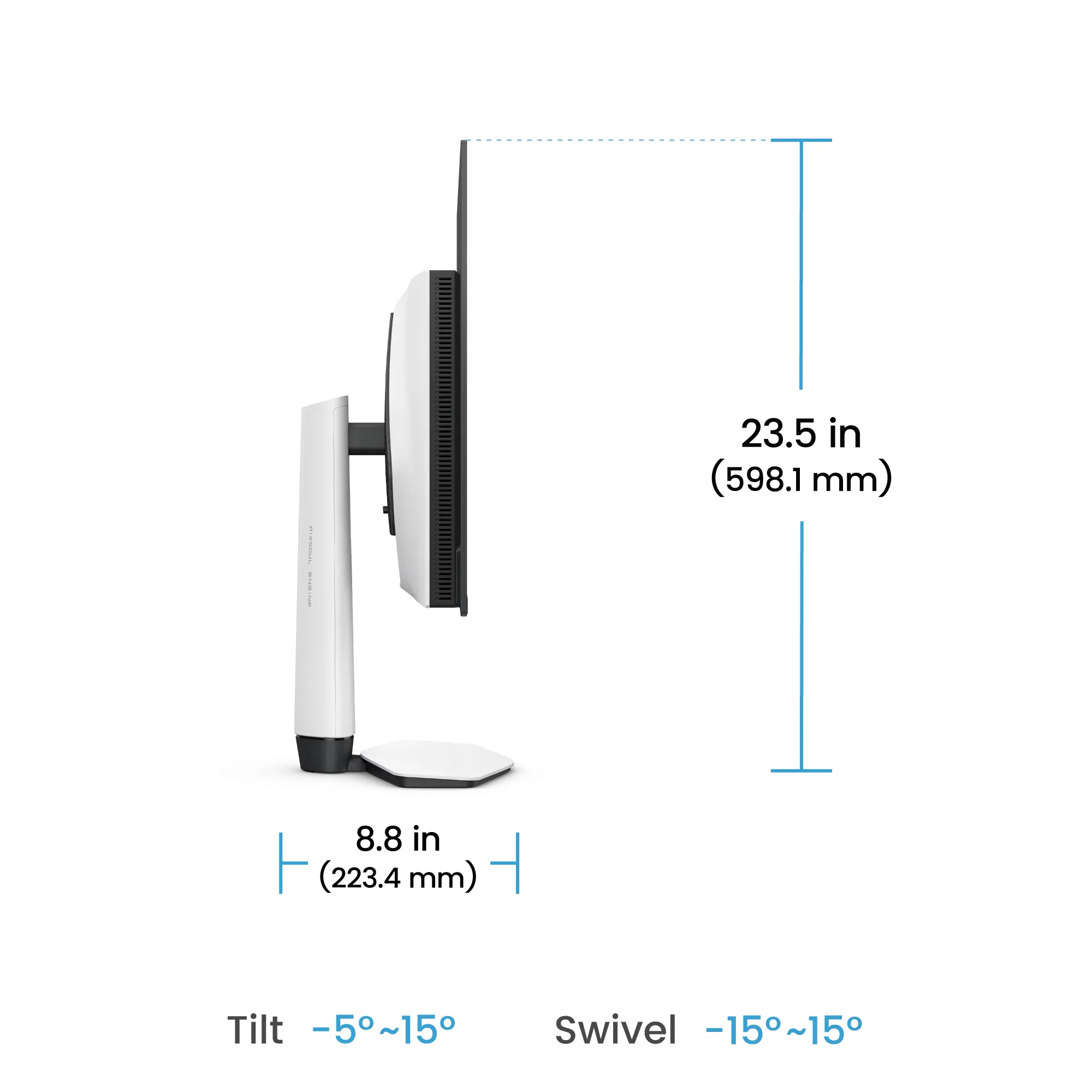 BenQ EX321UZ Computerbildschirm 80 cm (31.5") 3840 x 2160 Pixel 4K Ultra HD OLED Weiß – Bild 7