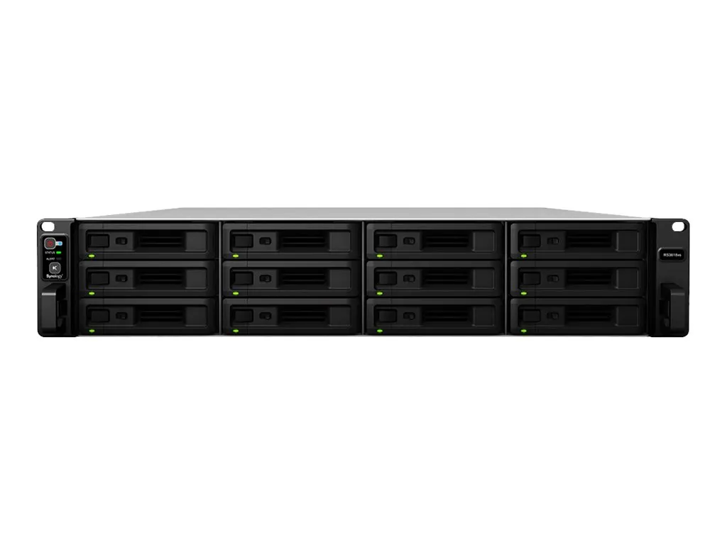 Synology NAS RS3618xs 12bay 19" XeonCPU 2,7 GHz 8 GB RAM