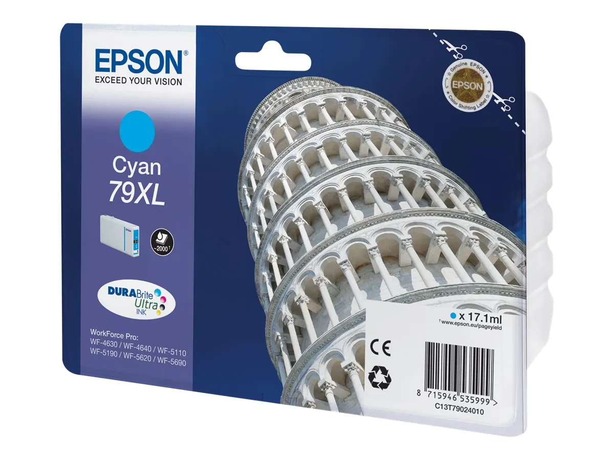 Epson Tower of Pisa Tintenpatrone 79XL Cyan