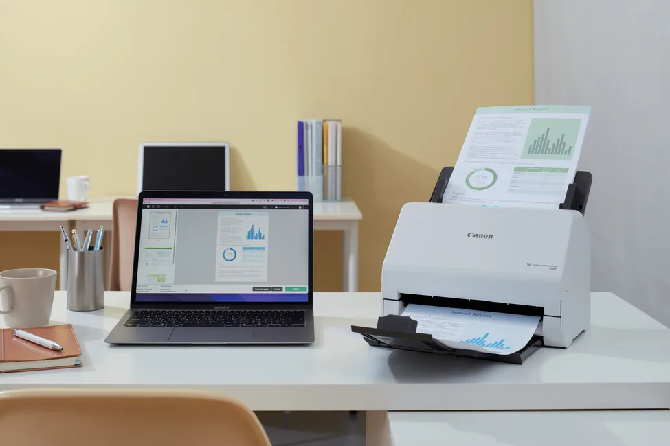 Canon imageFORMULA R30 ADF + Bogenscanner 600 x 600 DPI A4 Weiß – Bild 7