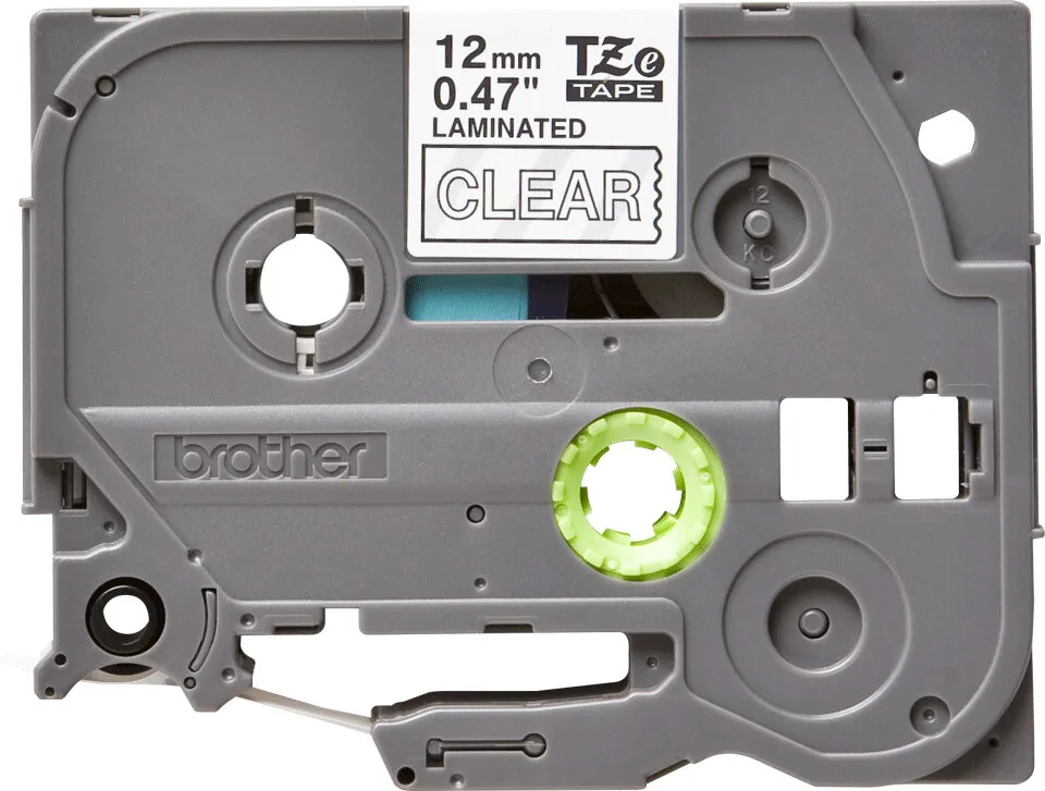 Brother TZE-135 Etiketten erstellendes Band Weiss auf Transparent – Bild 1