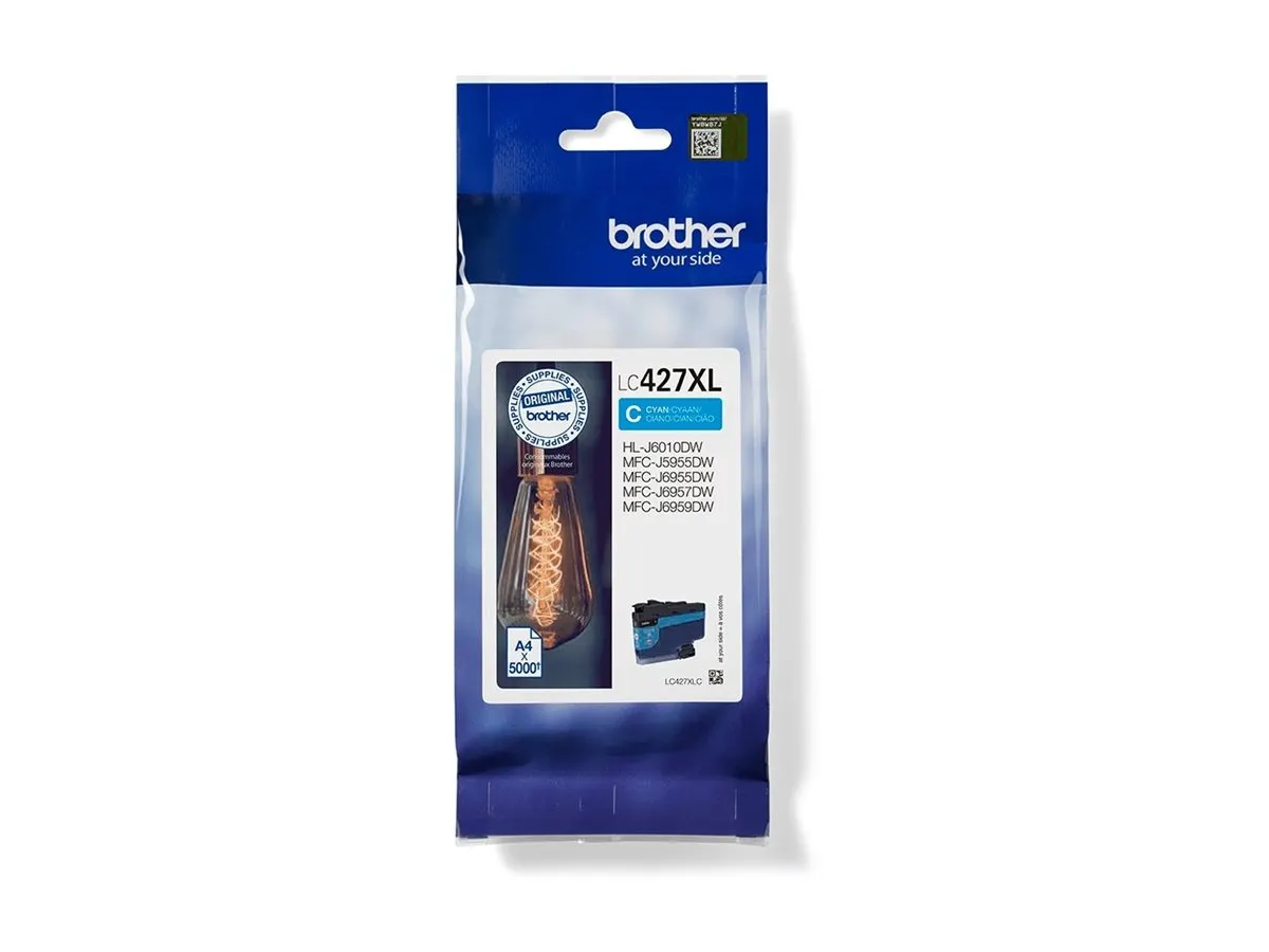 Brother LC-427XLC Druckerpatrone Original Hohe (XL-) Ausbeute Cyan