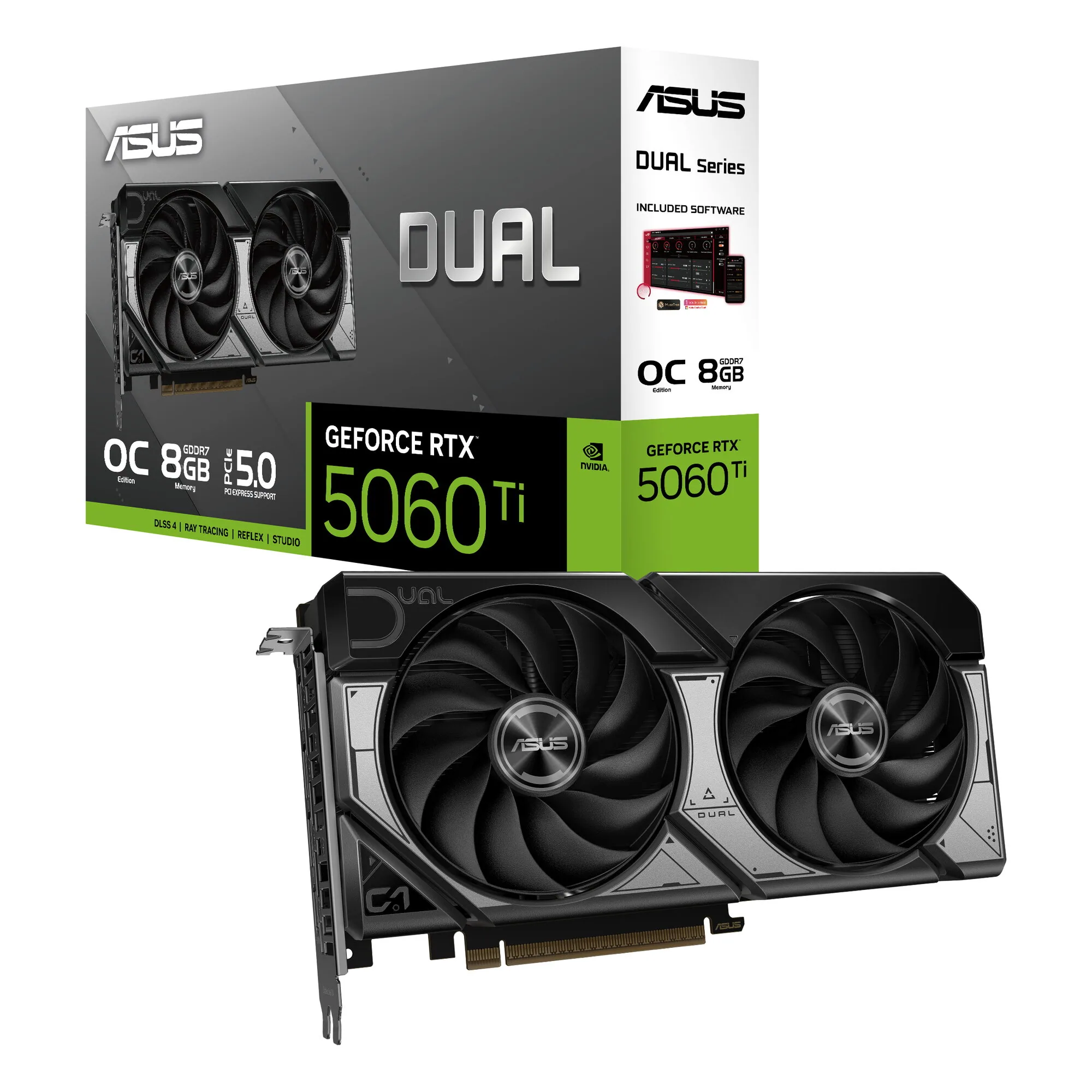 ASUS Dual -RTX5060TI-O8G NVIDIA GeForce RTX 5060 Ti 8 GB GDDR7 – Bild 3