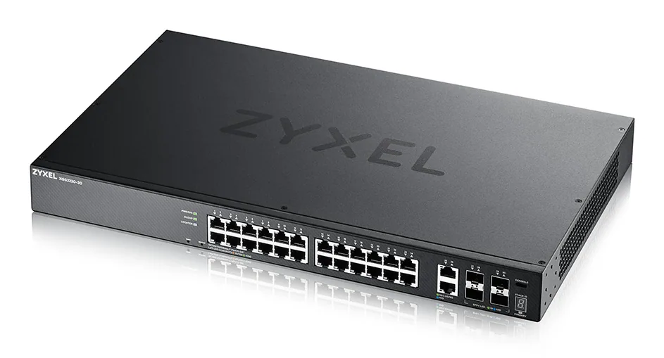 Zyxel XGS2220-30 Managed L3 Gigabit Ethernet (10/100/1000) Schwarz – Bild 1