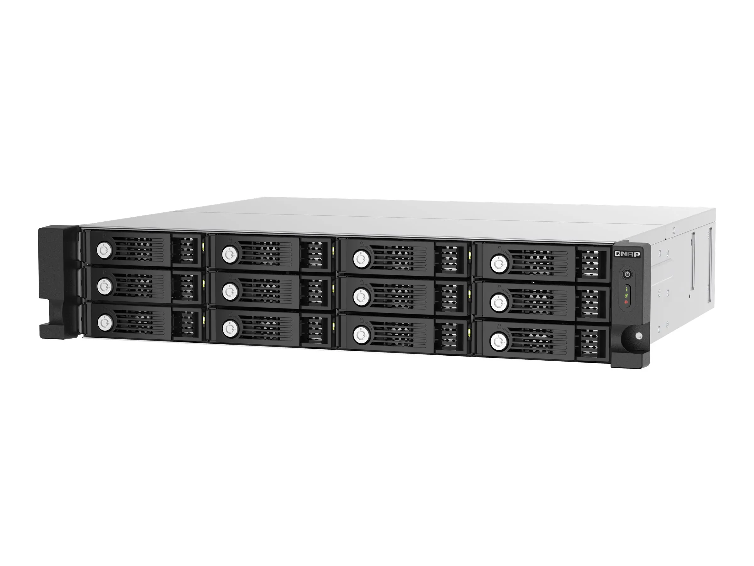 QNAP TL-R1220Sep-RP HDD / SSD-Gehäuse Schwarz, Grau 2.5/3.5"