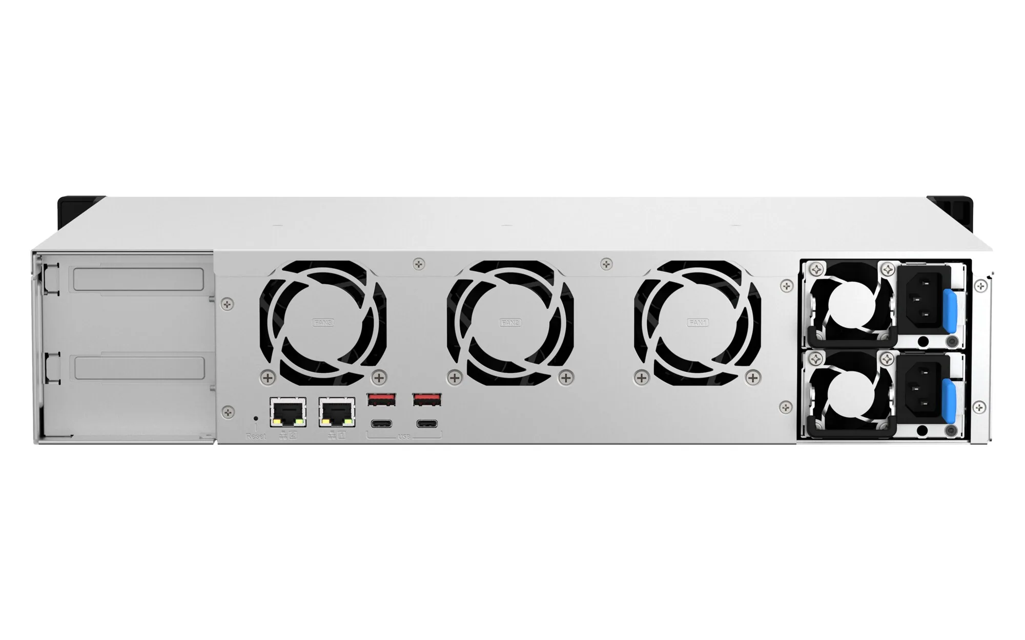QNAP TS-873AeU-RP NAS Rack (2U) Ryzen Embedded V1500B 4 GB DDR4 0 TB QuTS hero Schwarz – Bild 2