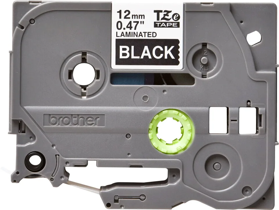 Brother TZE-335 Etiketten erstellendes Band Weiss auf Schwarz TZ – Bild 2