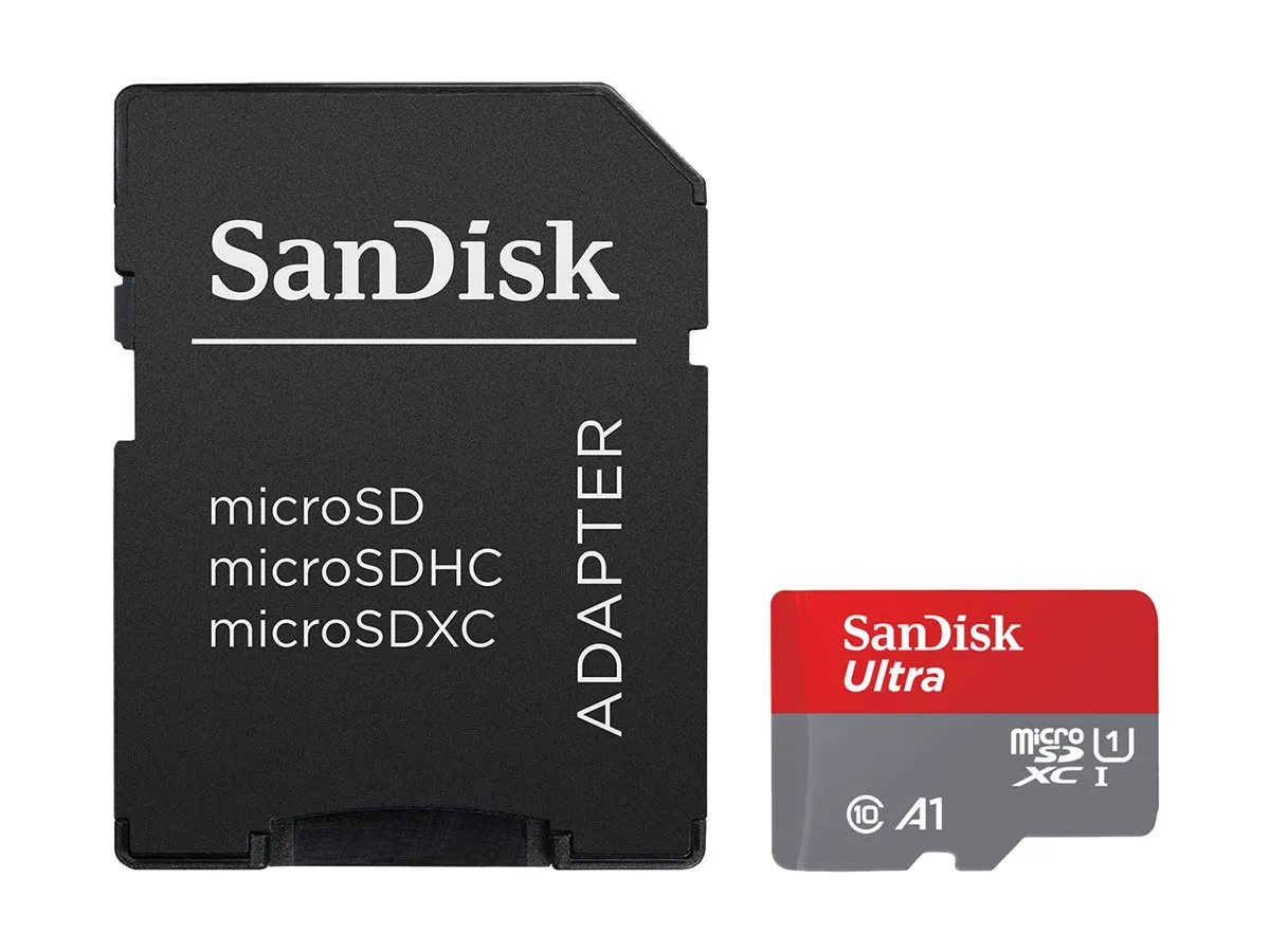 SD MicroSD Card 32 GB SanDisk Ultra Class 10 inkl. Adapter (SDSQUA4-032G-GN6MA)