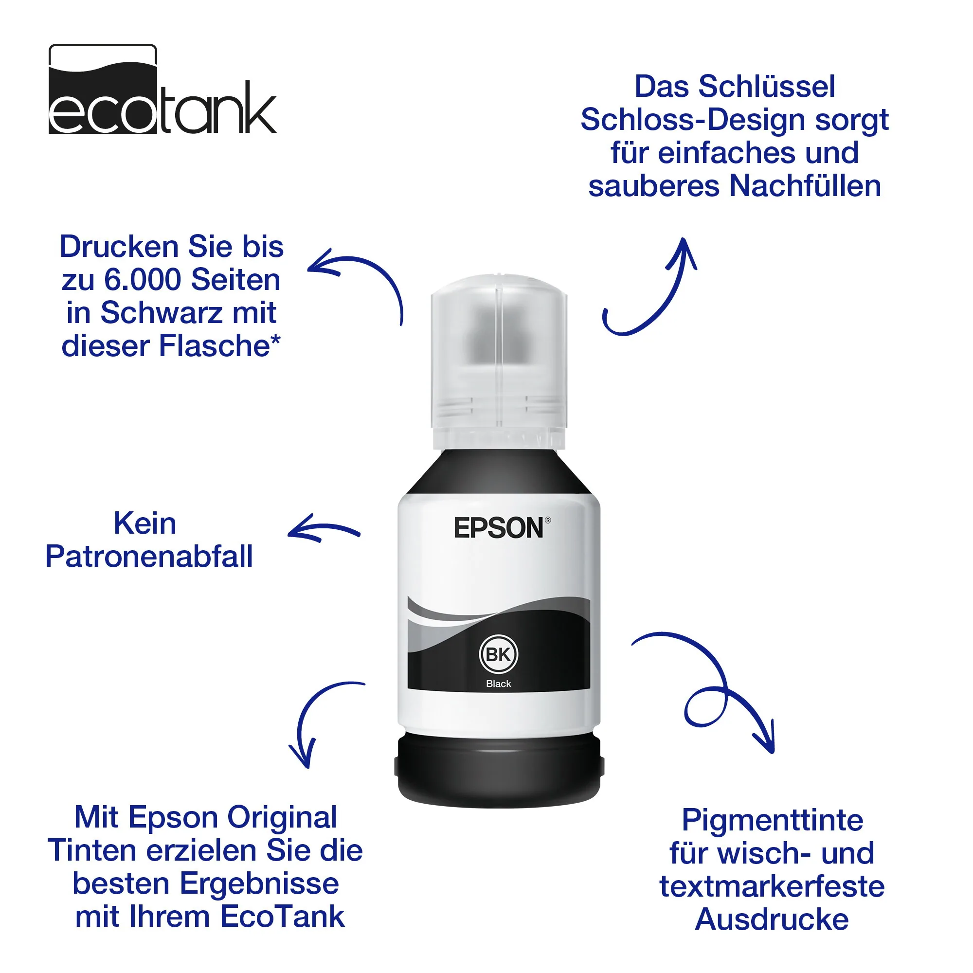 Epson 111 EcoTank-Tintenflasche in Pigmentschwarz – Bild 4