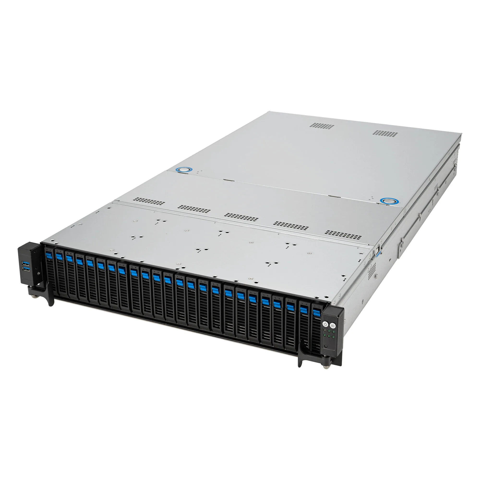 ASUS RS521A-E12-RS24U Socket SP5 Rack (2U) Schwarz, Silber – Bild 1