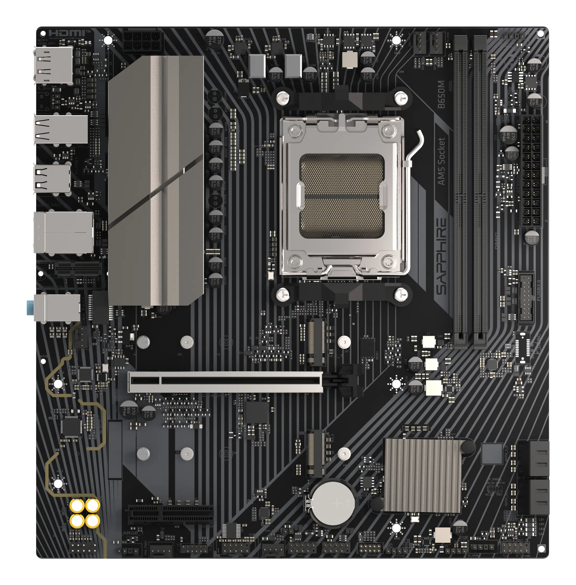 Sapphire MB B650M-E AMD, AM5, DDR5, mATX