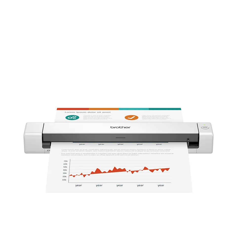 Brother DS-640 Scanner Handheld-Scanner 1200 x 1200 DPI A4 Schwarz, Weiß – Bild 2