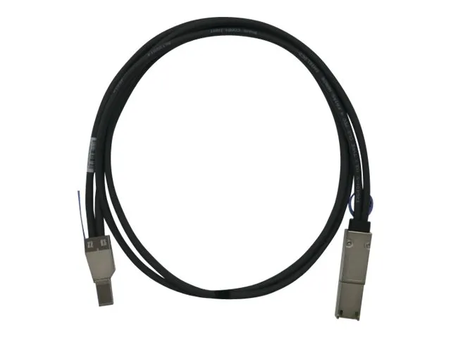 QNAP CAB-SAS05M-8644-8088 Serial Attached SCSI (SAS)-Kabel 1 m Schwarz, Metallisch