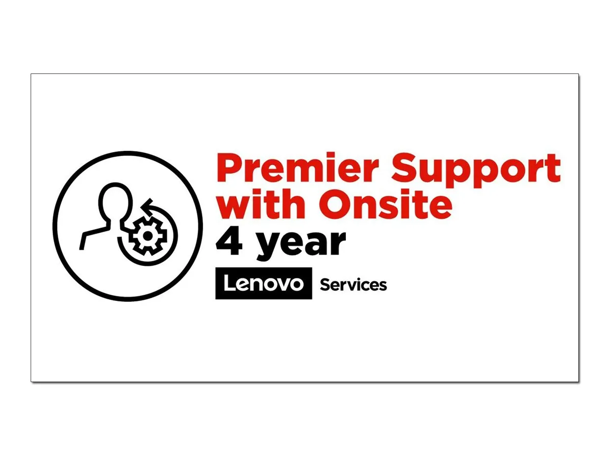Lenovo Premier Support 4 Jahre – Upgrade von 3 Jahren Vor-Ort-Service (5WS0Y57695)