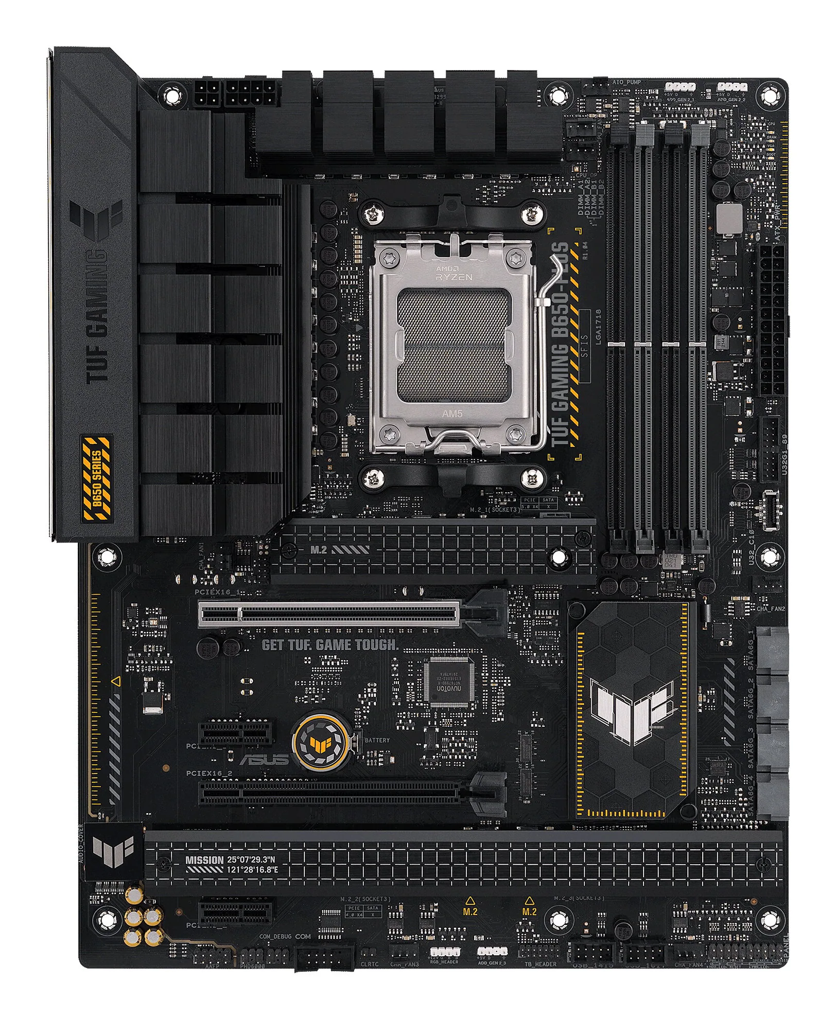 ASUS TUF GAMING B650-PLUS AMD B650 Sockel AM5 ATX – Bild 1