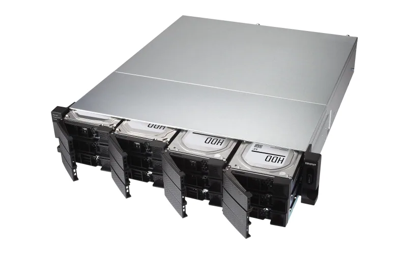 QNAP TL-R1200C-RP Speicherlaufwerksgehäuse HDD / SSD-Gehäuse Schwarz, Grau 2.5/3.5" – Bild 6