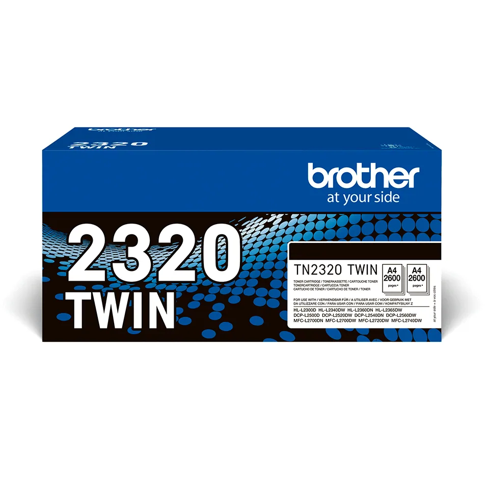 Brother TN-2320TWIN Tonerkartusche 1 Stück(e) Original Schwarz – Bild 1