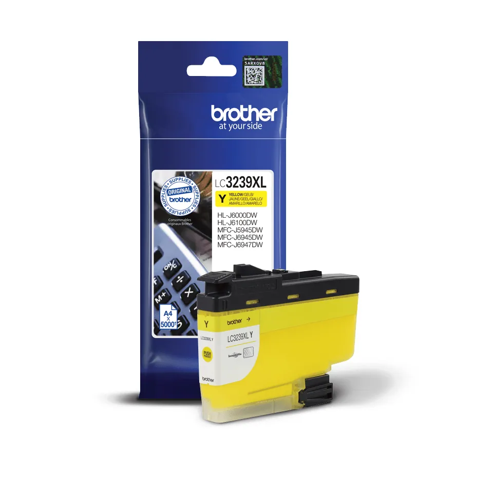 Brother LC-3239XLY Druckerpatrone 1 Stück(e) Original Hohe (XL-) Ausbeute Gelb – Bild 1
