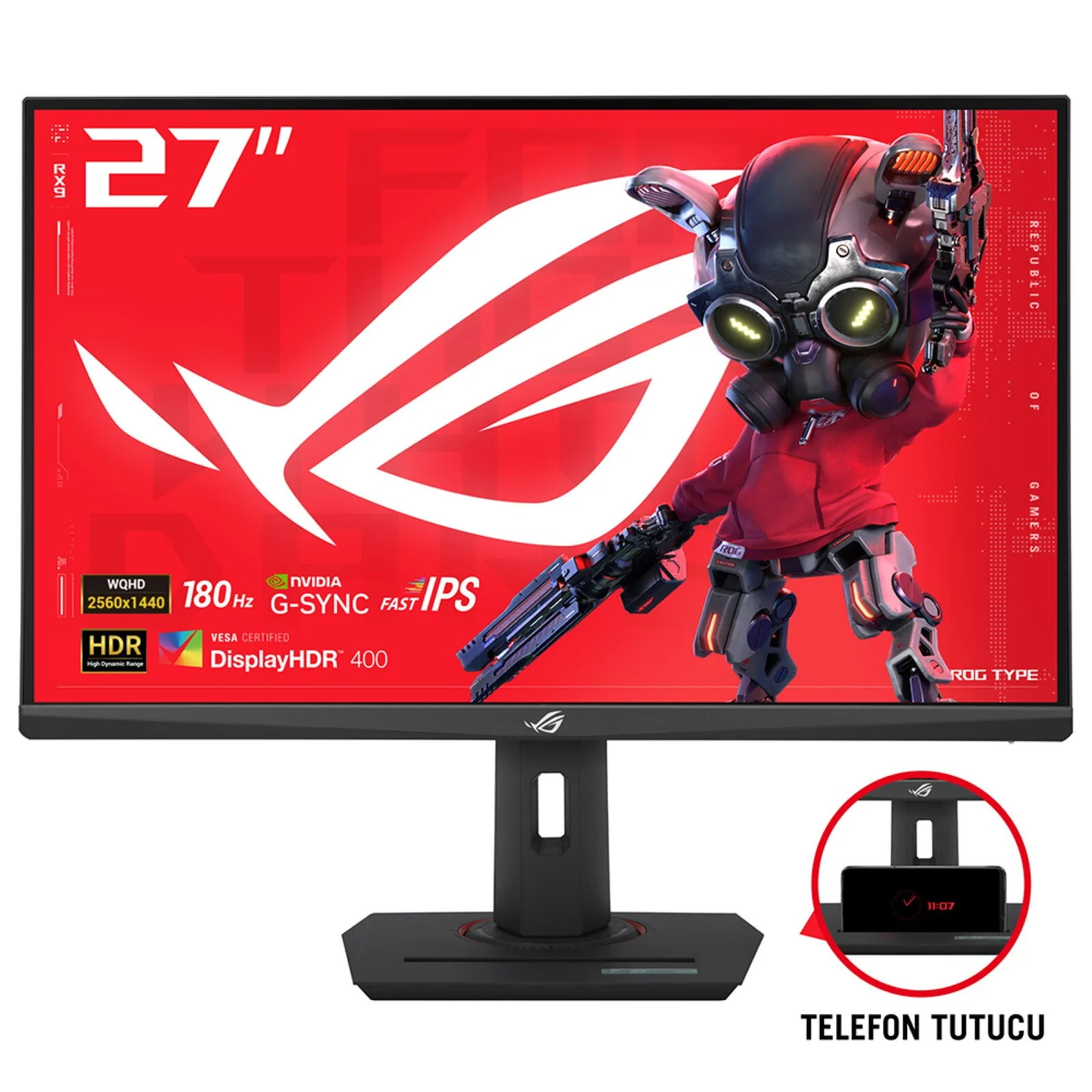 ASUS ROG Strix XG27ACS Computerbildschirm 68,6 cm (27") 2560 x 1440 Pixel Quad HD LED Schwarz – Bild 1