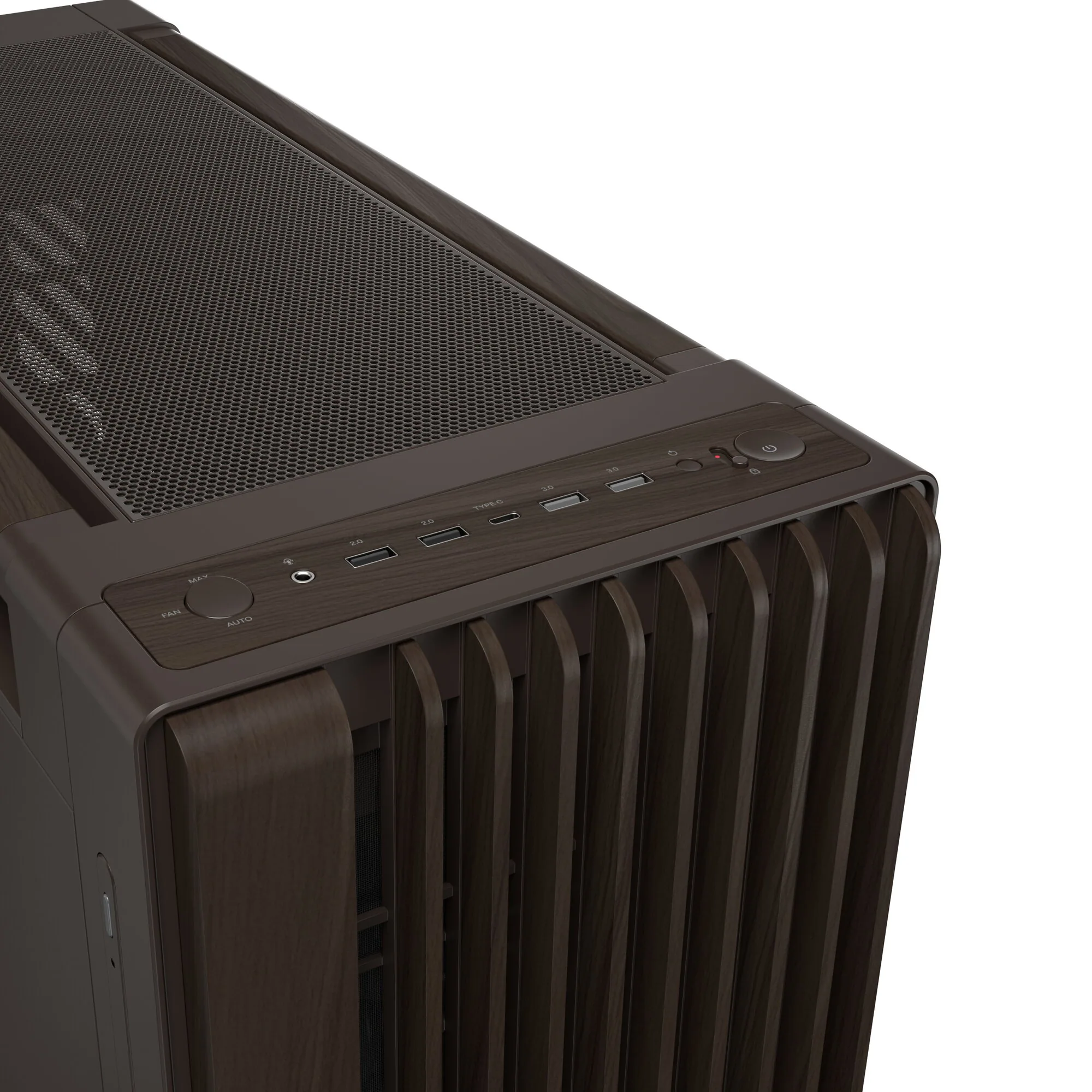 ASUS ProArt PA602 Wood Edition Retro Brown - Metal Panel Midi Tower Braun – Bild 7