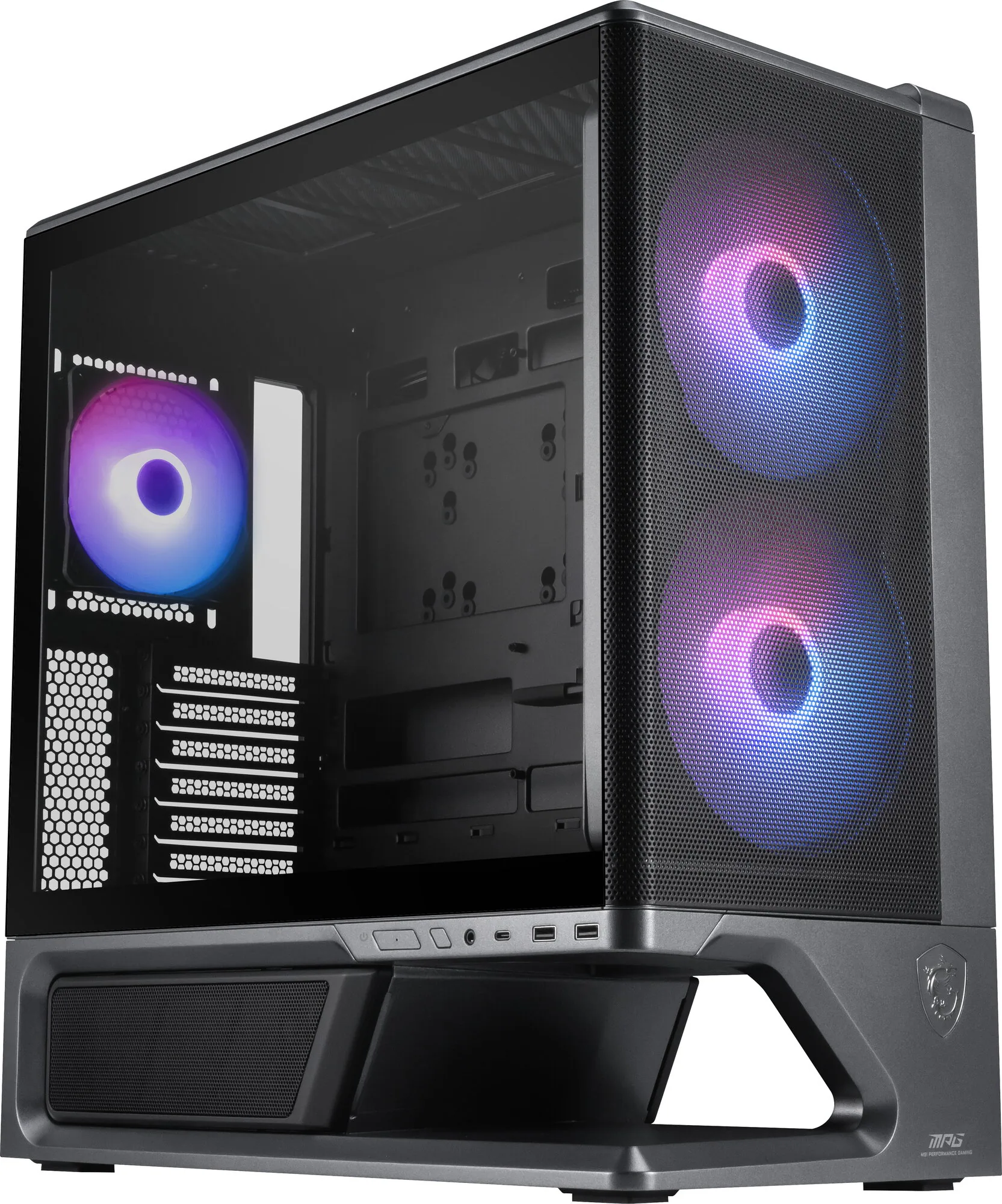 MSI MPG VIXTA 300R AIRFLOW PZ Computer-Gehäuse Midi Tower Schwarz – Bild 2