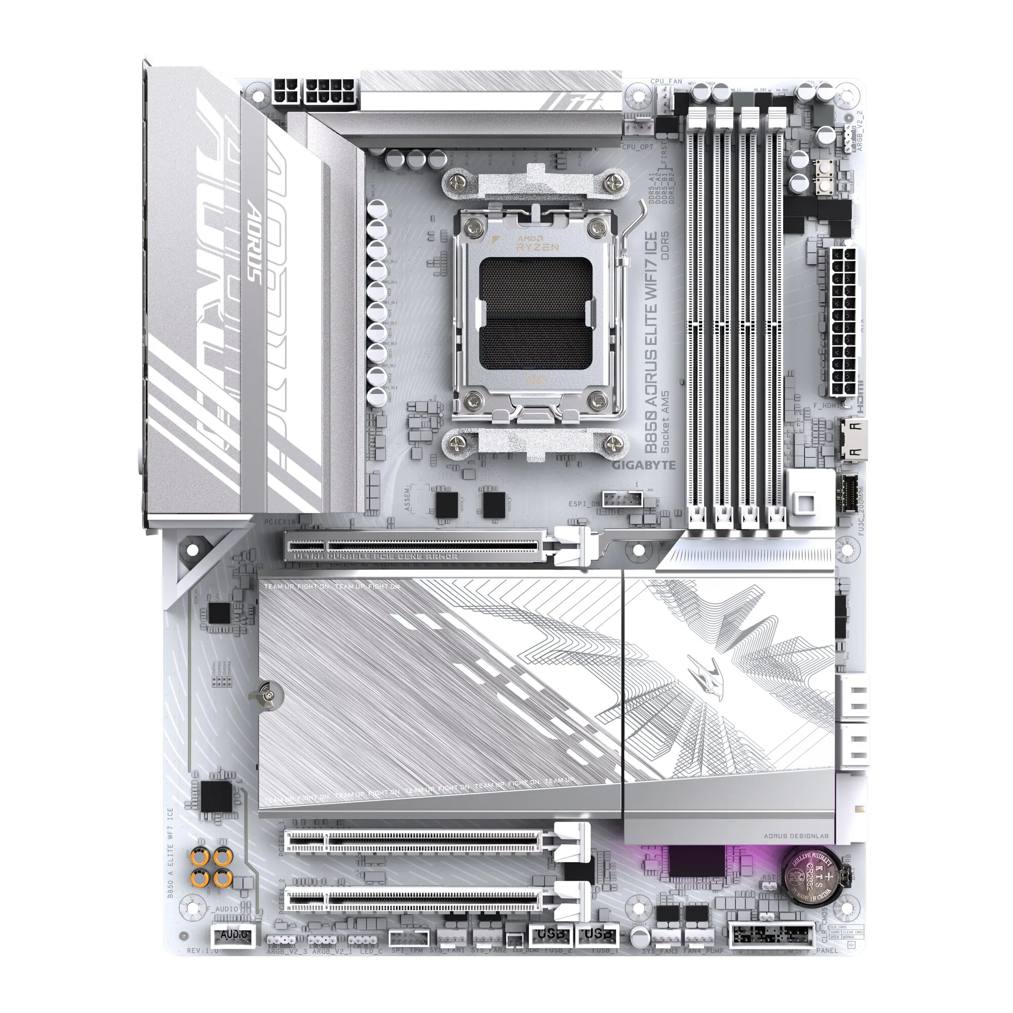 GIGABYTE B850 AORUS ELITE WIFI7 ICE Motherboard – Bild 2