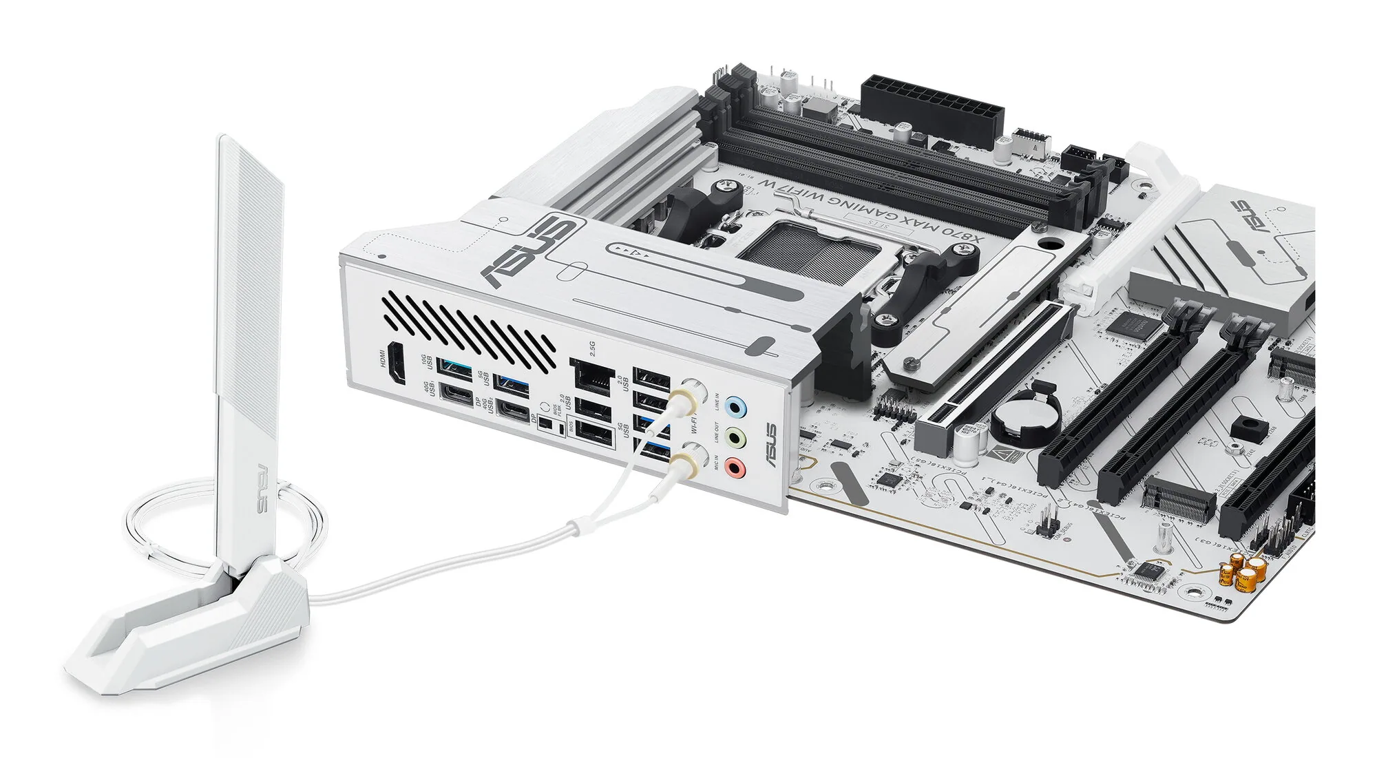 ASUS X870 MAX GAMING WIFI7 W AMD X870 Sockel AM5 ATX – Bild 8