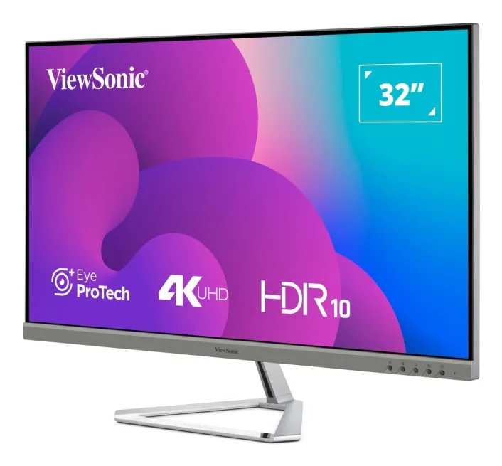 Viewsonic VX3276-4K-MHD-2 Computerbildschirm 81,3 cm (32") 3840 x 2160 Pixel 4K Ultra HD LCD Schwarz, Silber – Bild 5