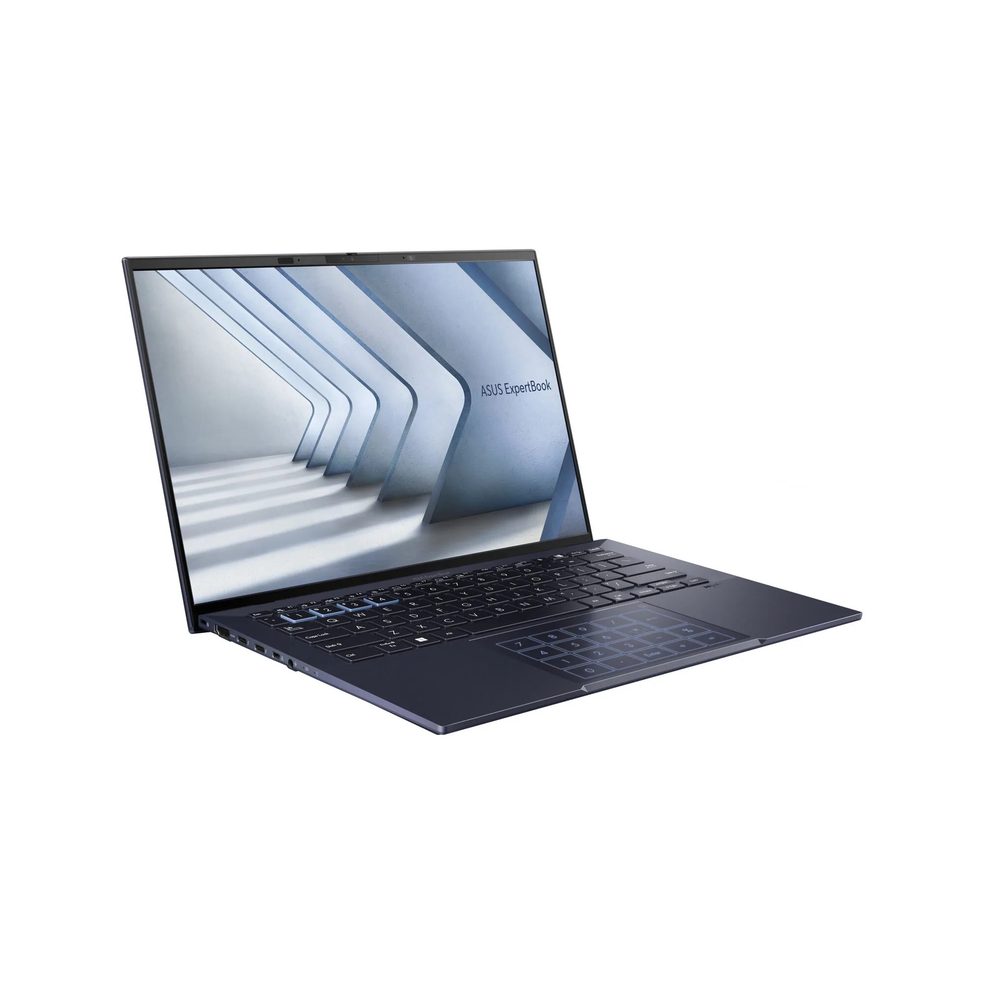 ASUS ExpertBook B9 OLED B9403CVAR-PP1735X Intel Core 7 150U Laptop 35,6 cm (14") WQXGA+ 16 GB LPDDR5x-SDRAM 512 GB SSD Wi-Fi 6E (802.11ax) Windows 11 Pro Schwarz QWERTZ Deutsch – Bild 3