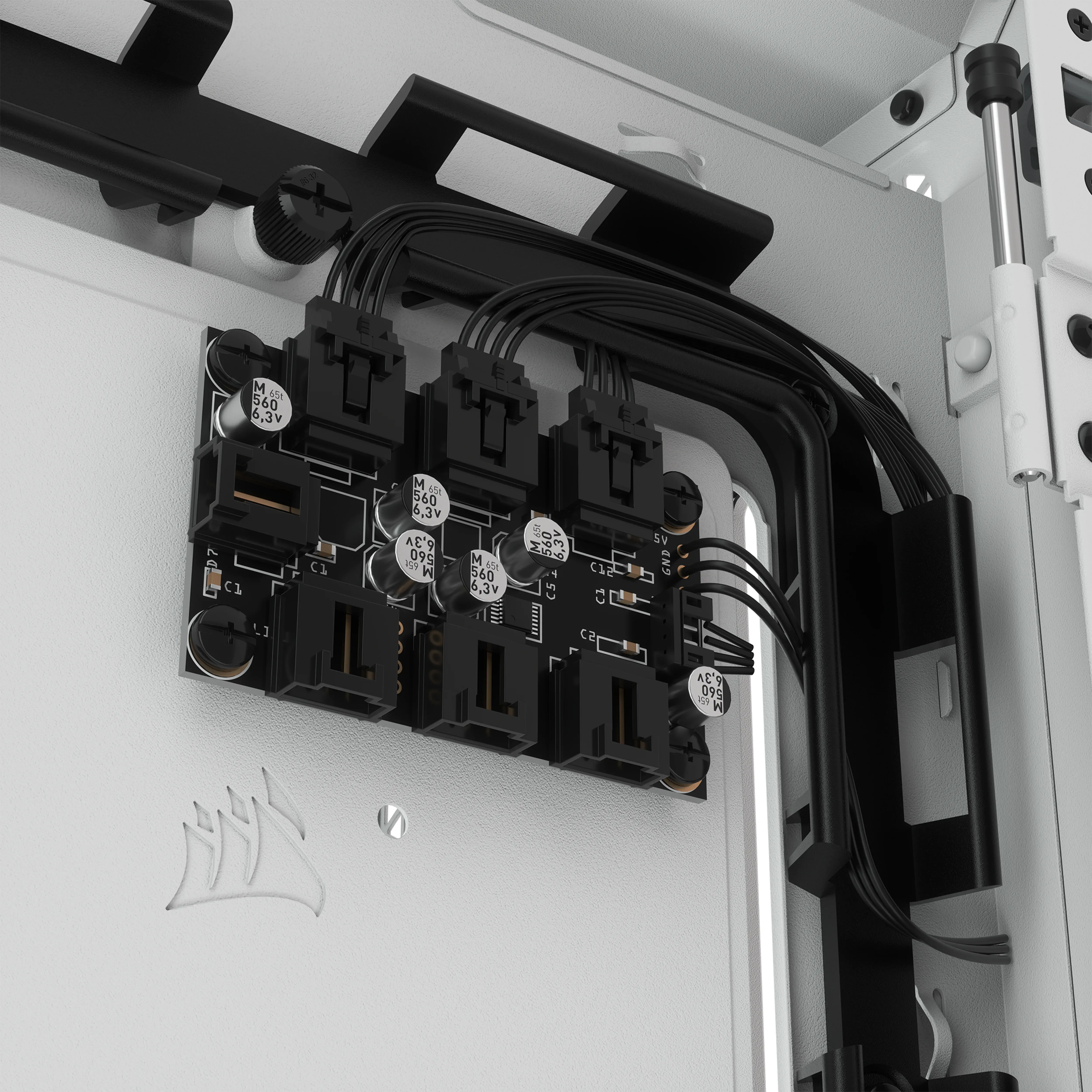 Corsair Geh Midi iCUE 5000X RGB (Tempered Glass) White