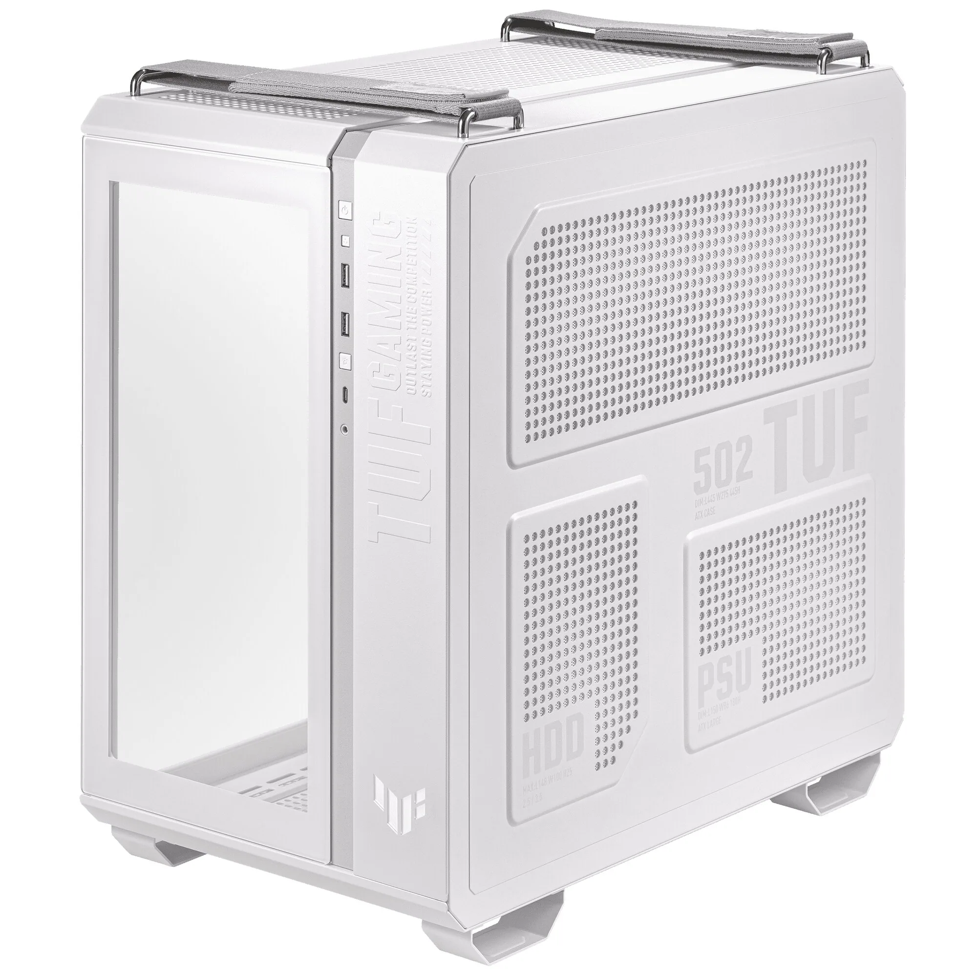 ASUS TUF Gaming GT502 PLUS Midi Tower Weiß – Bild 1