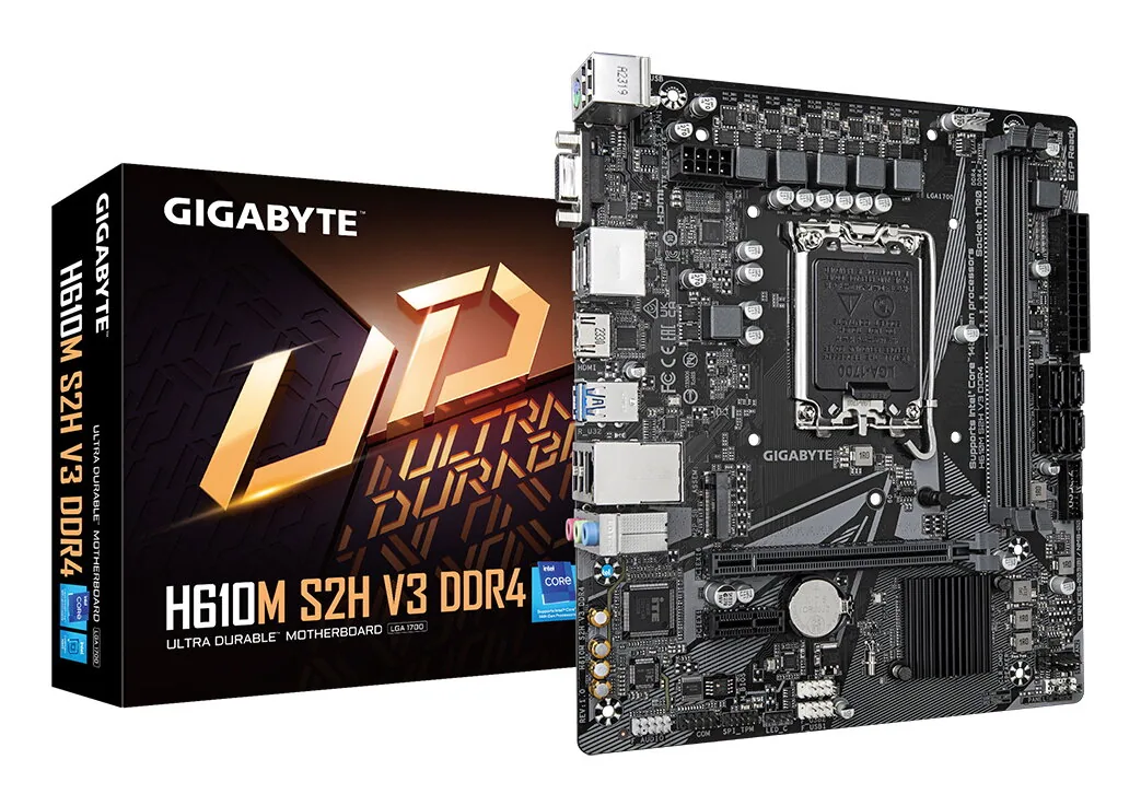 GIGABYTE H610M S2H V3 DDR4 Mainboard – Bild 1