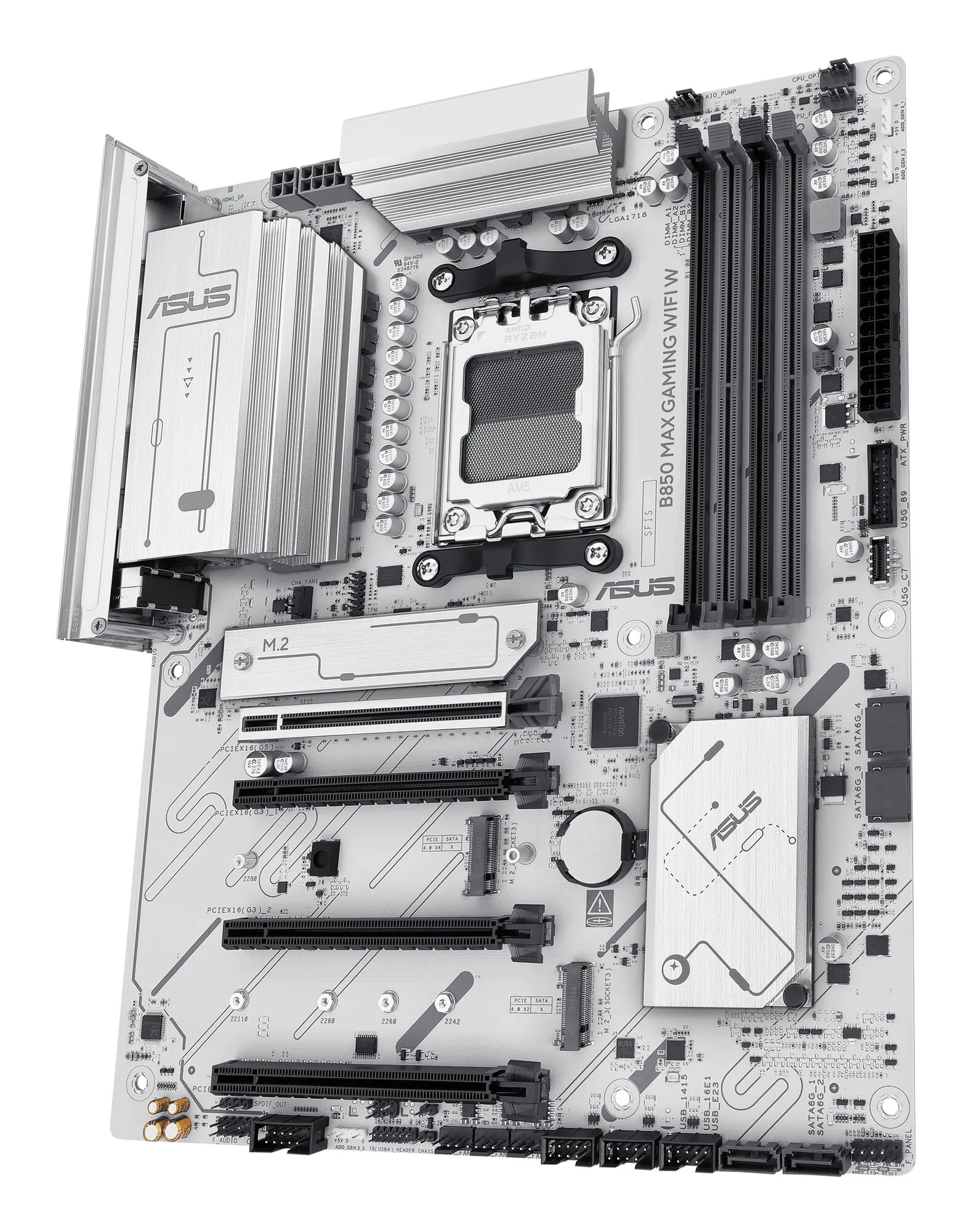 ASUS B850 MAX GAMING WIFI W AMD B850 Sockel AM5 ATX – Bild 4
