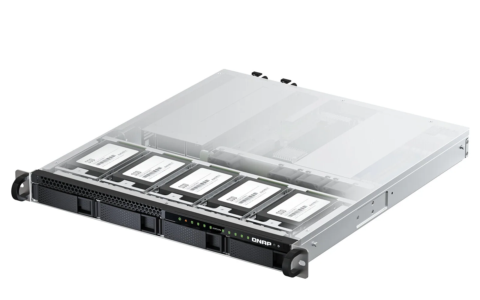 QNAP TS-h987XU-RP NAS Rack (1U) Intel Xeon E E-2334 16 GB DDR4 QuTS hero Schwarz, Silber – Bild 5