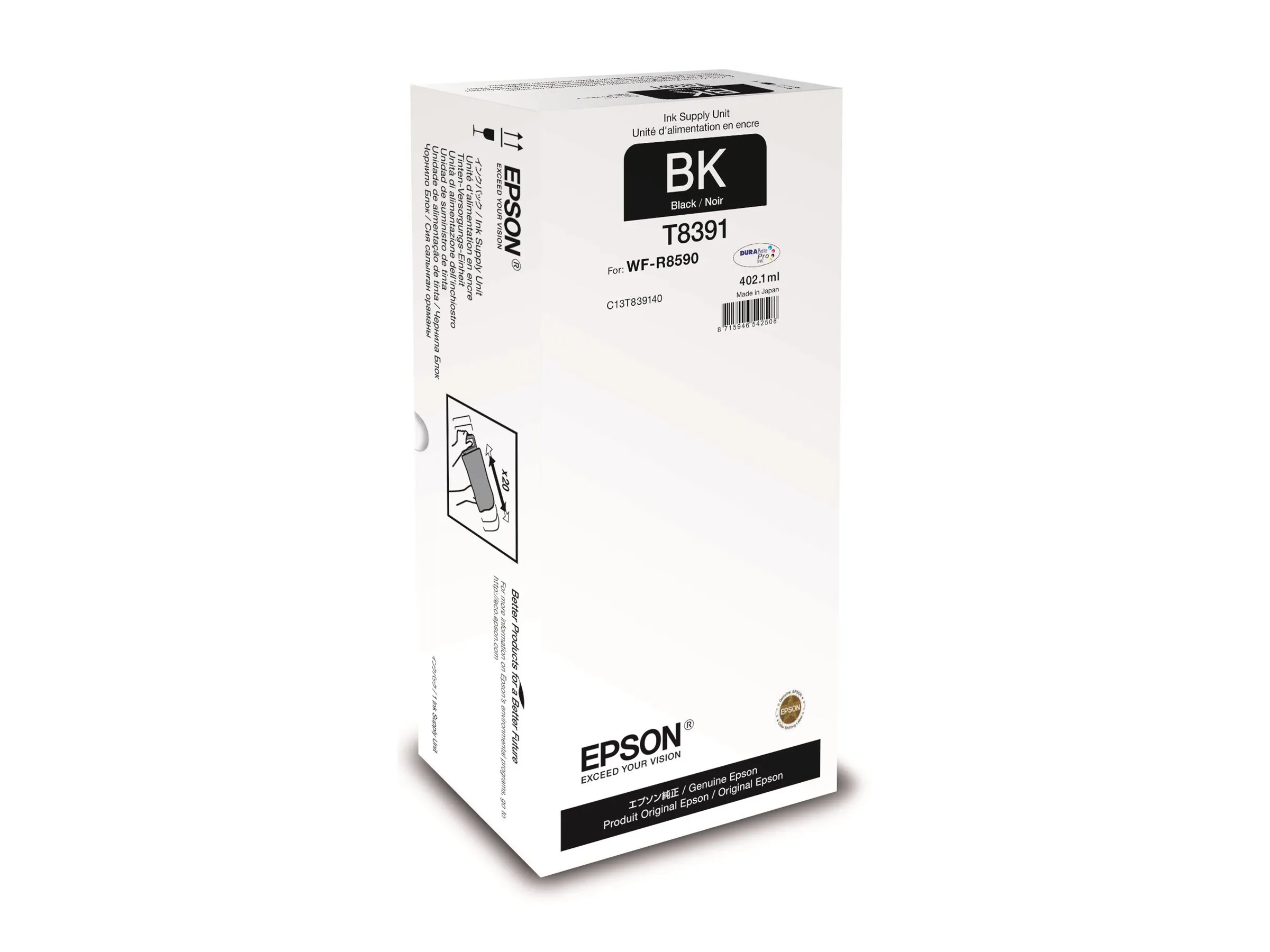 Epson C13T83914N Druckerpatrone Original Hohe (XL-) Ausbeute Schwarz