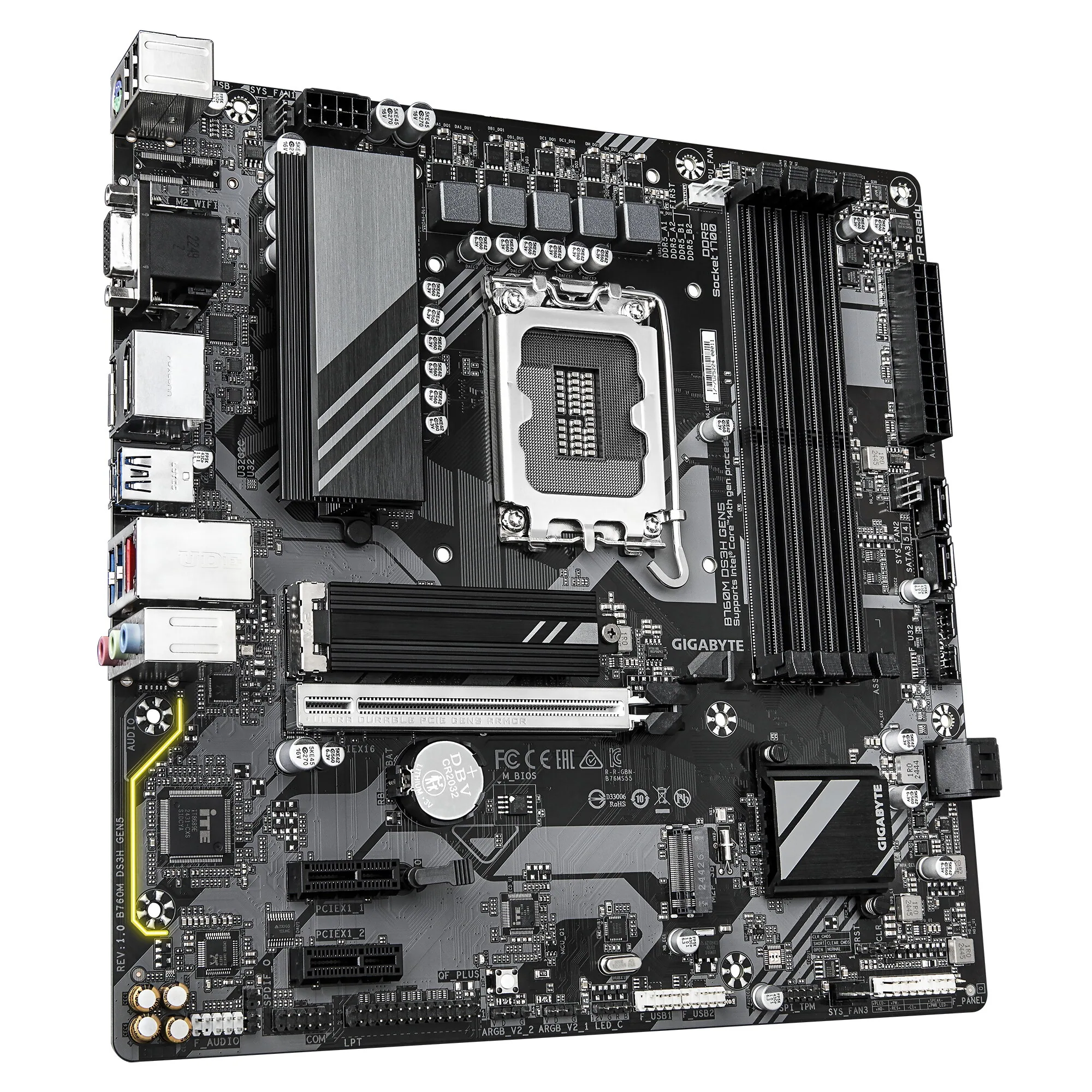 GIGABYTE B760M DS3H GEN5 Mainboard – Bild 3