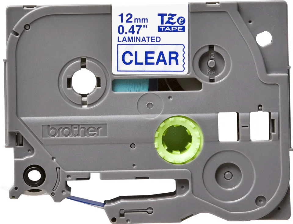 Brother TZE-133 Etiketten erstellendes Band Blau auf transparent – Bild 2