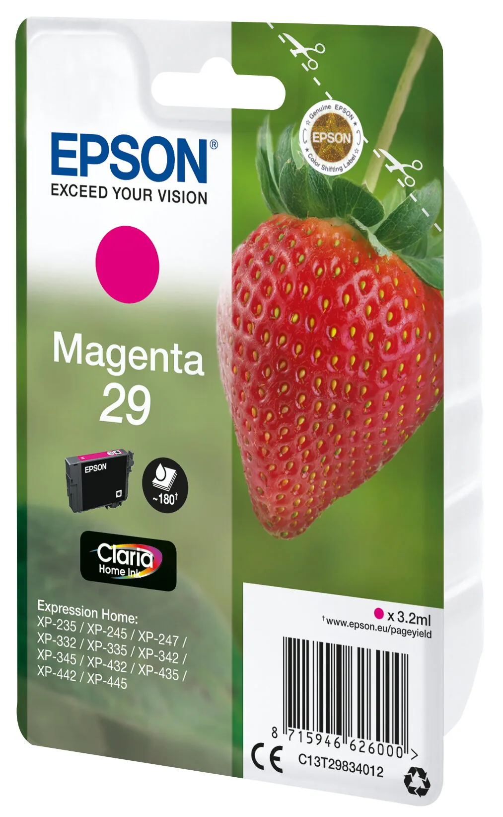Epson Strawberry Singlepack Magenta 29 Claria Home Ink – Bild 7
