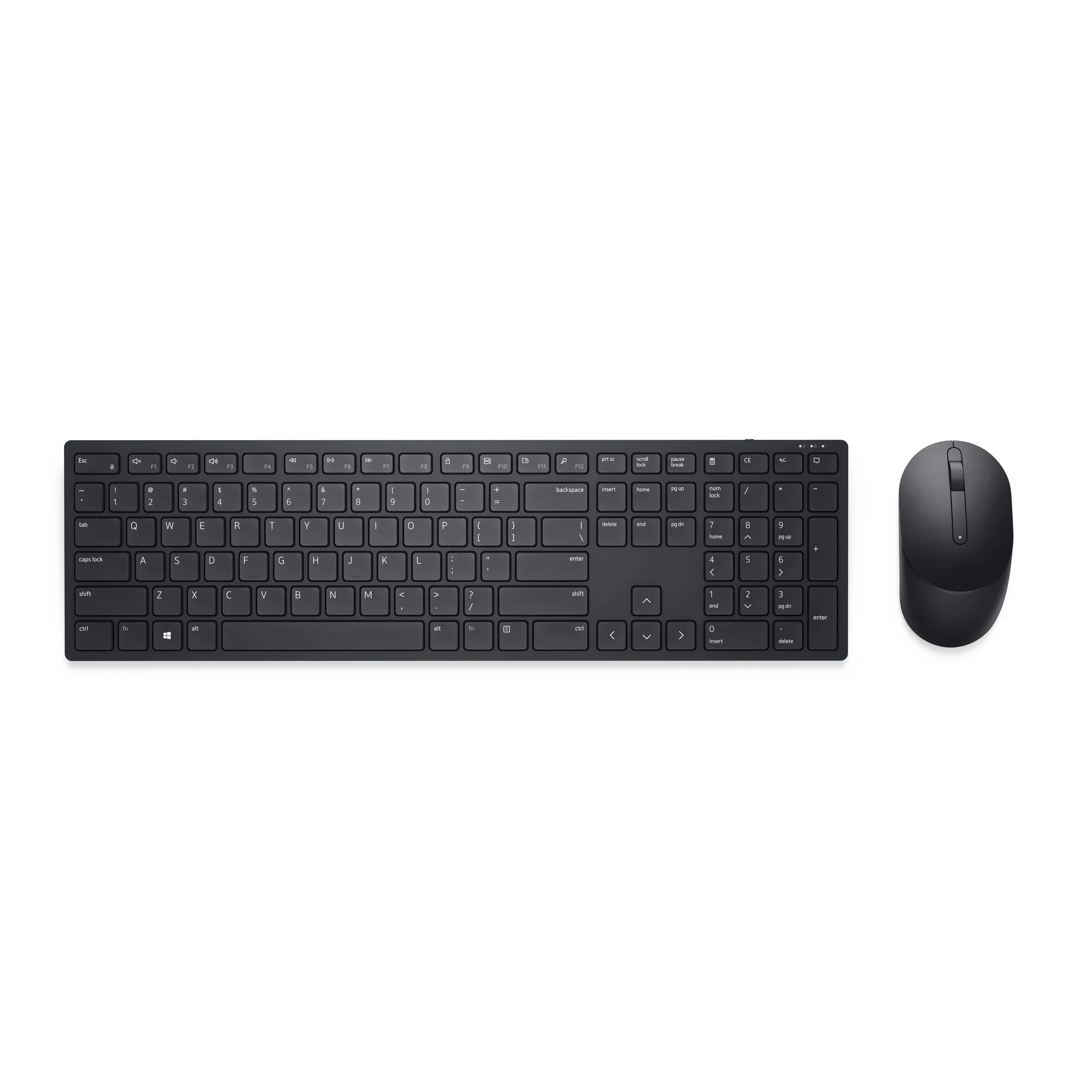 DELL Pro-Tastatur und -Maus – KM5221W - US international (QWERTY) - schwarz – Bild 1
