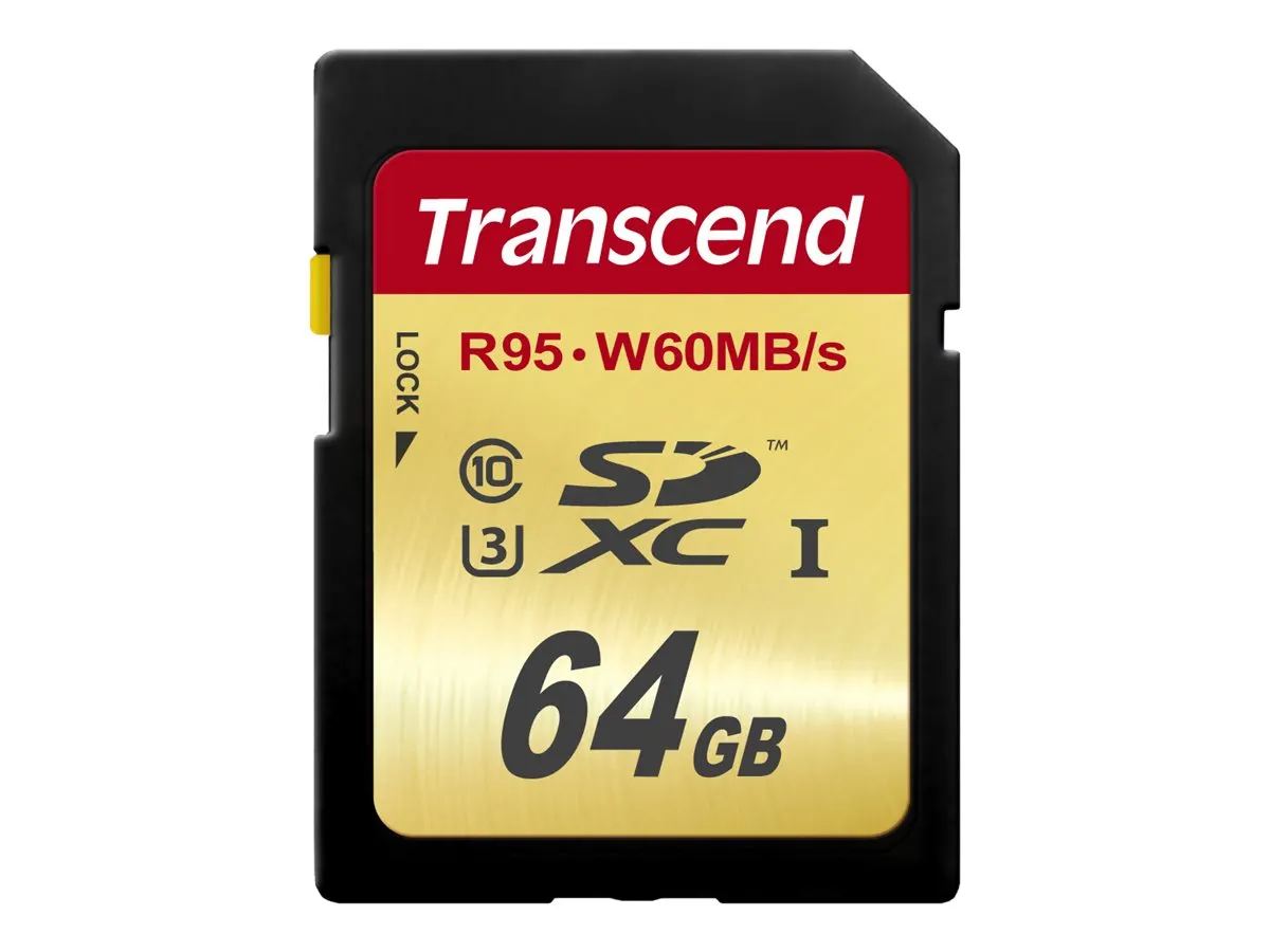 SD Card 64 GB Transcend SDXC UHS-I U3 95/60 MB/s