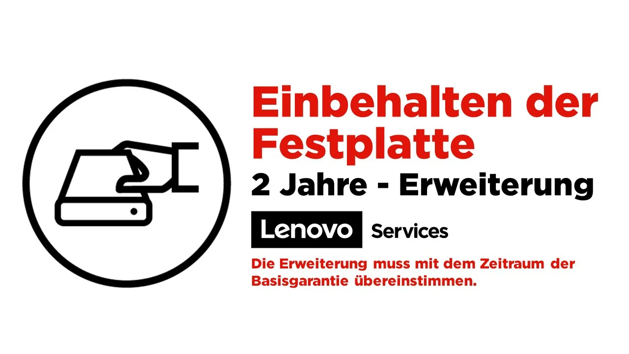 Lenovo 2 Jahre Einbehalten der Festplatte (Erweiterung) – Bild 1
