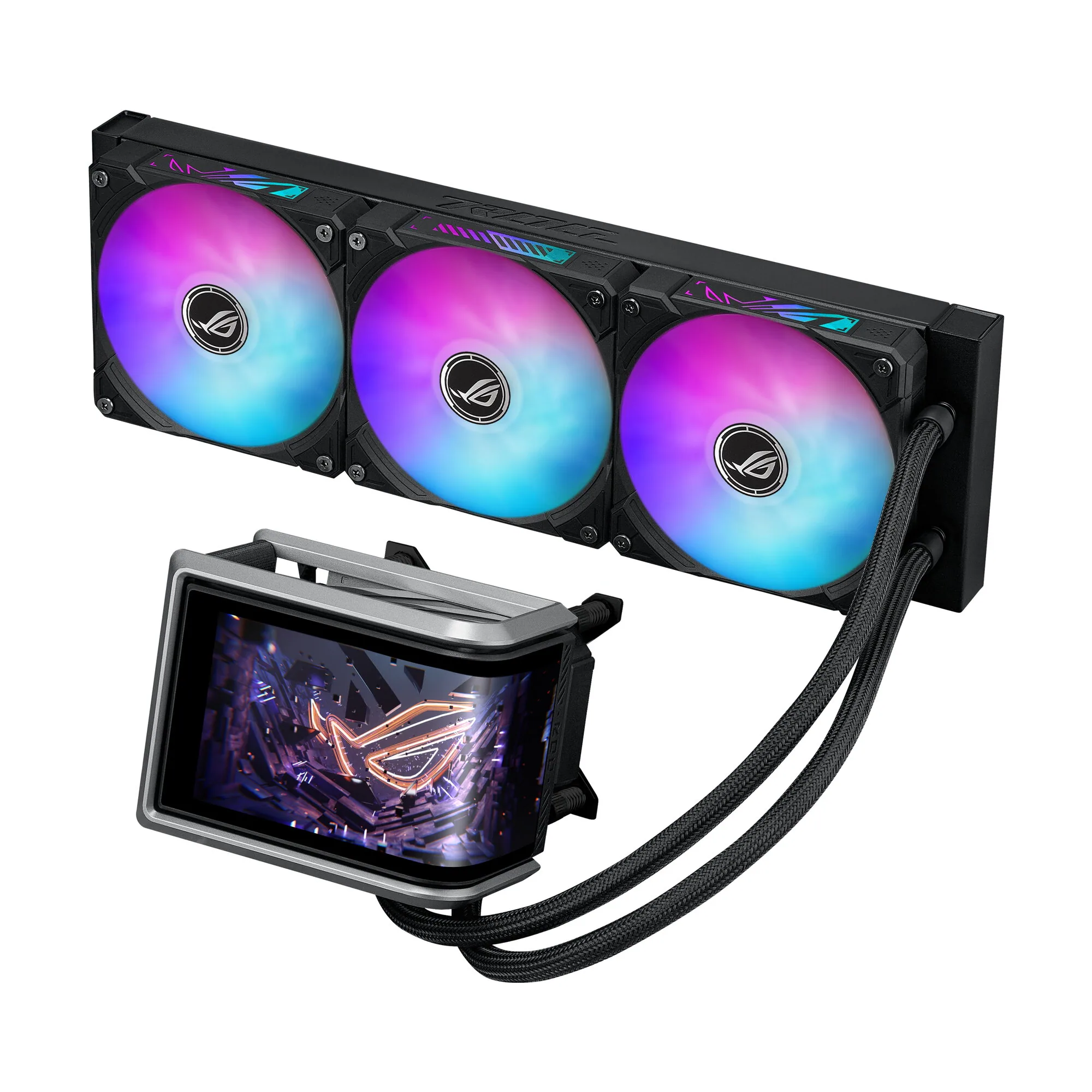 ASUS ROG RYUO IV 360 ARGB Prozessor All-in-One-Flüssigkeitskühler 12 cm Schwarz – Bild 7